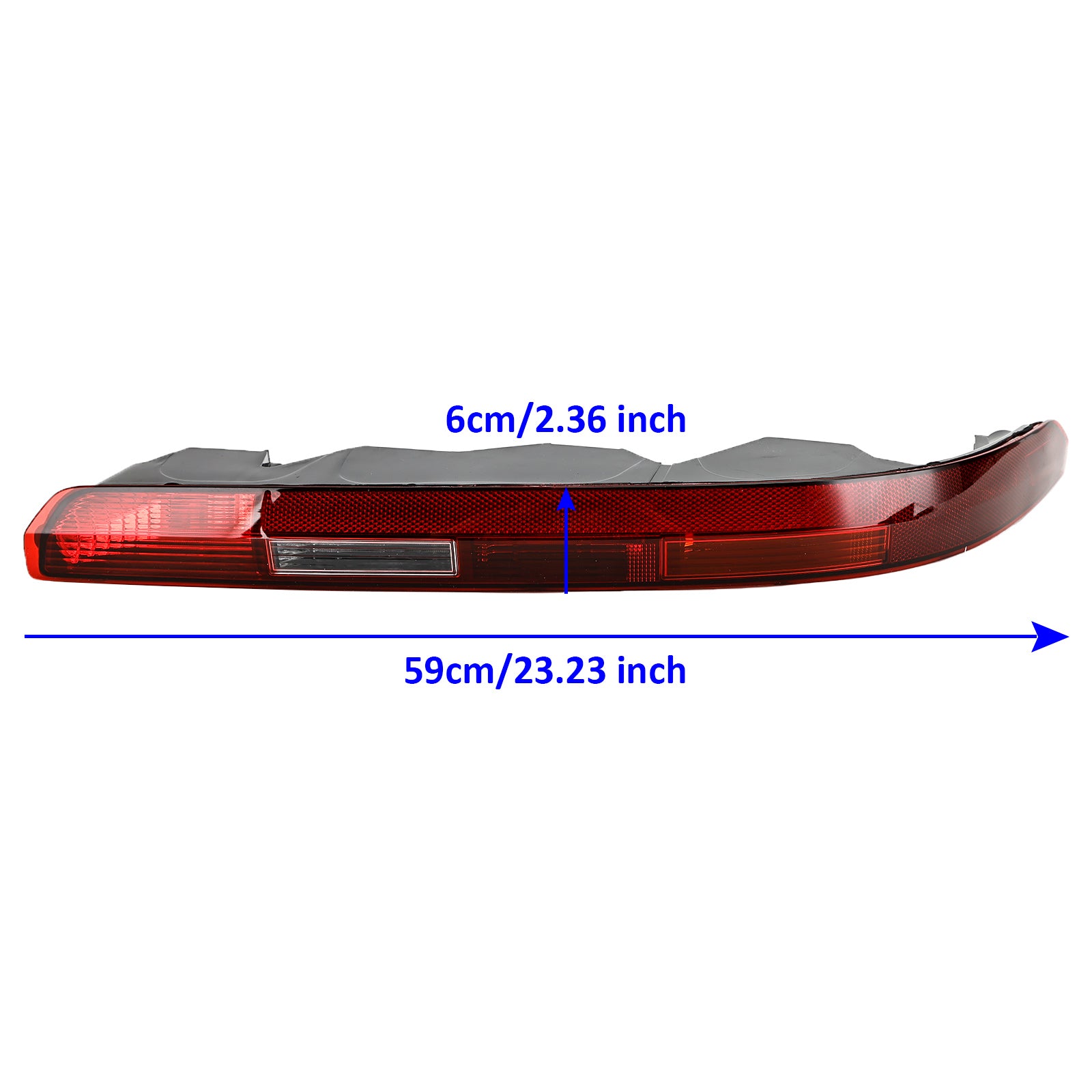 Conjunto de luz antiniebla del parachoques trasero derecho 4M0945096 para AUDI Q7 2016-2023 