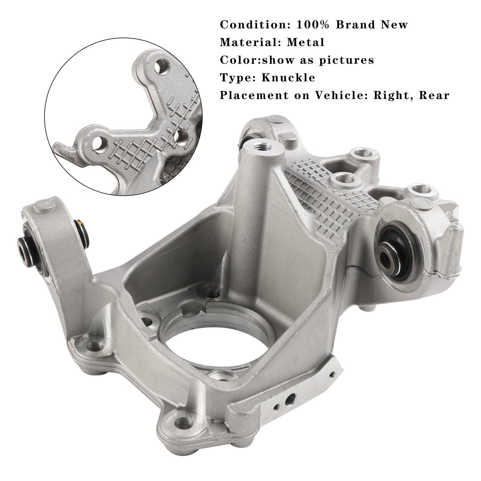 Fusée de suspension arrière droite 5090072AE pour Jeep Cherokee 2014-2018