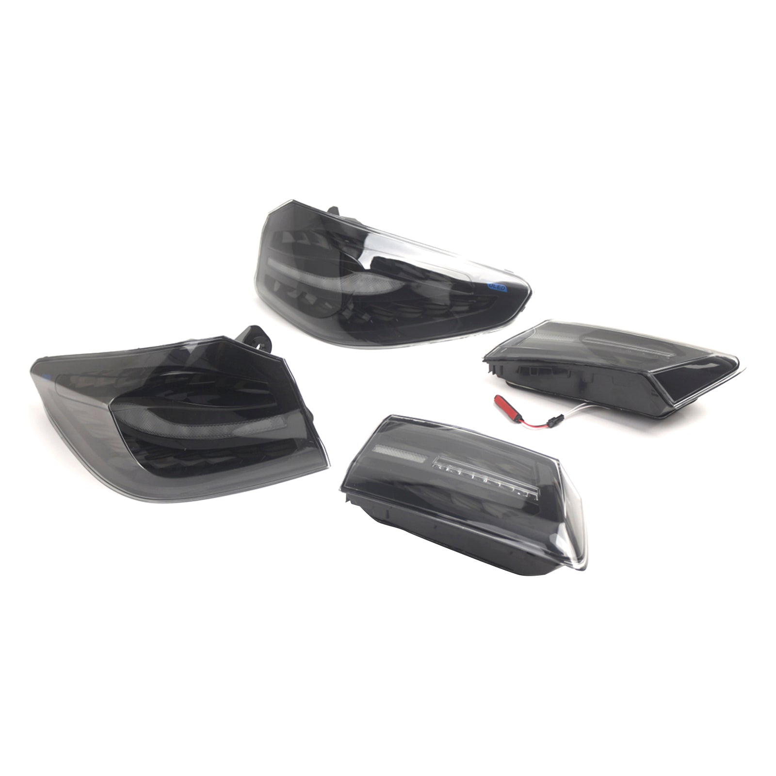 Luci posteriori a LED fumo per BMW 5 G30 G38 L&R 2018-2020, assemblaggio di luci posteriori 63217376469 63217376470