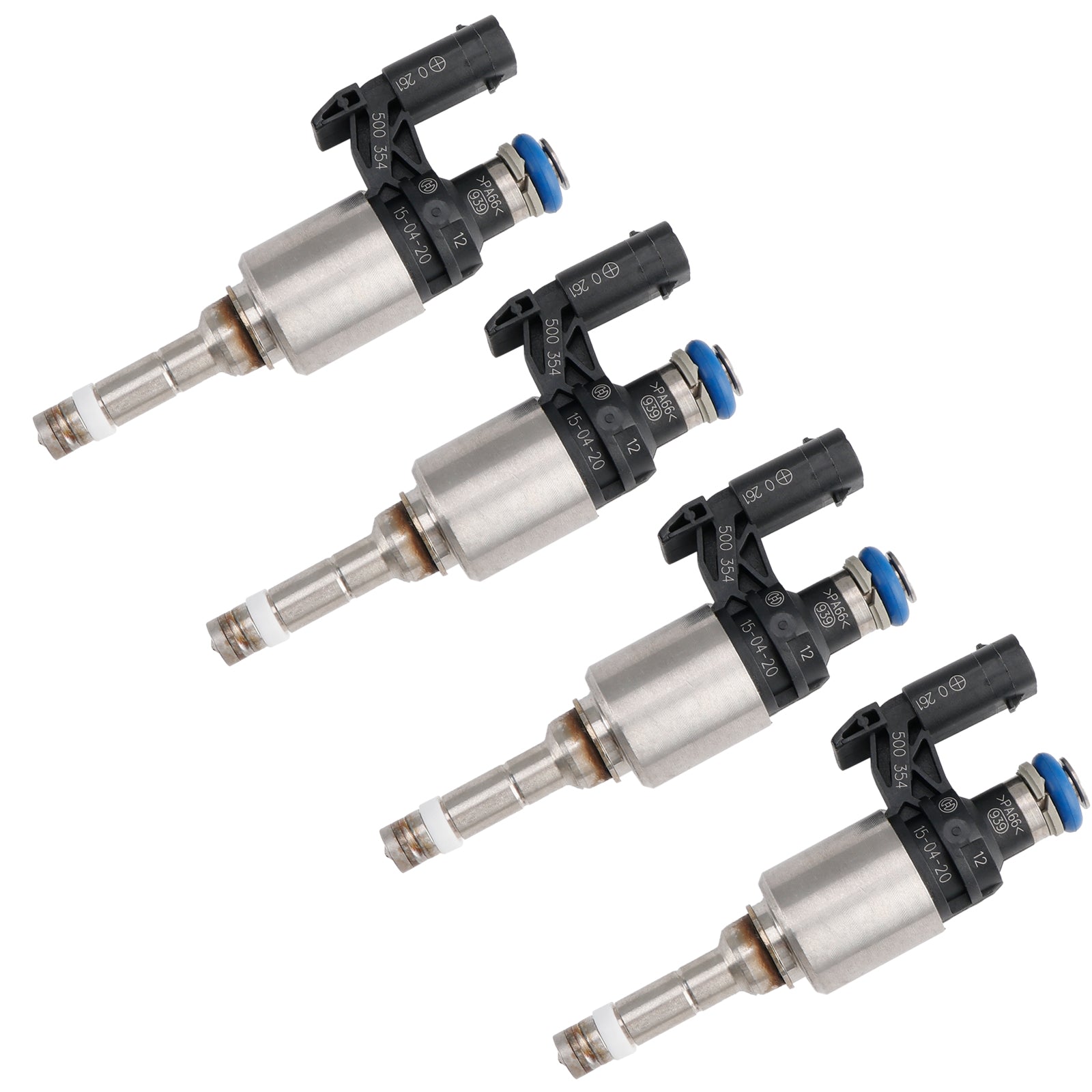 Inyector de combustible 4 Uds 04E906036Q para Audi A3, Seat Leon, Skoda, VW Passat