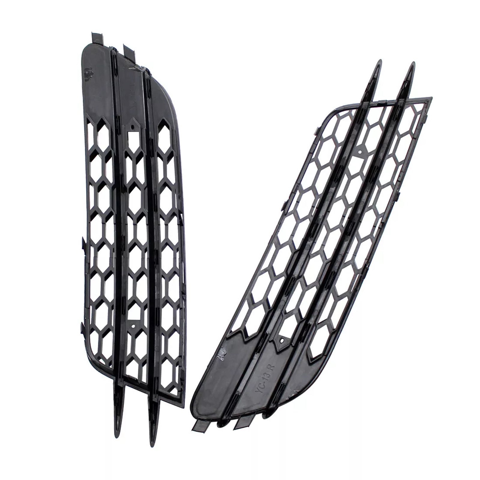 Black Honeycomb Fog Protective Grid voor Audi A4 C7 2012-2015 Front bumper