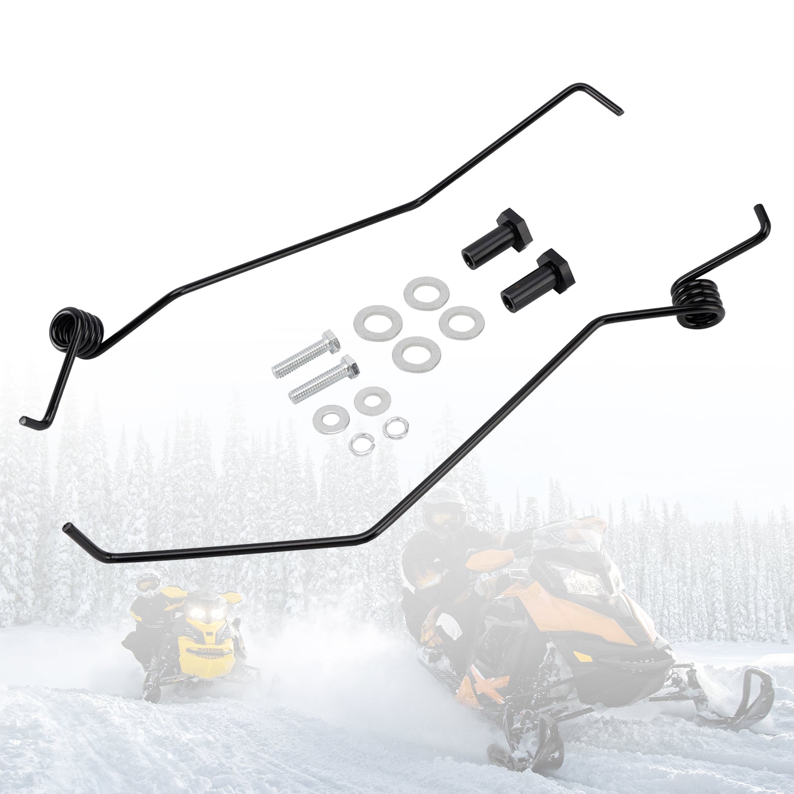 Universal Ice Cream Scraper Kit voor Snowmobile 4E565768, voor Polaris Switchback Titan