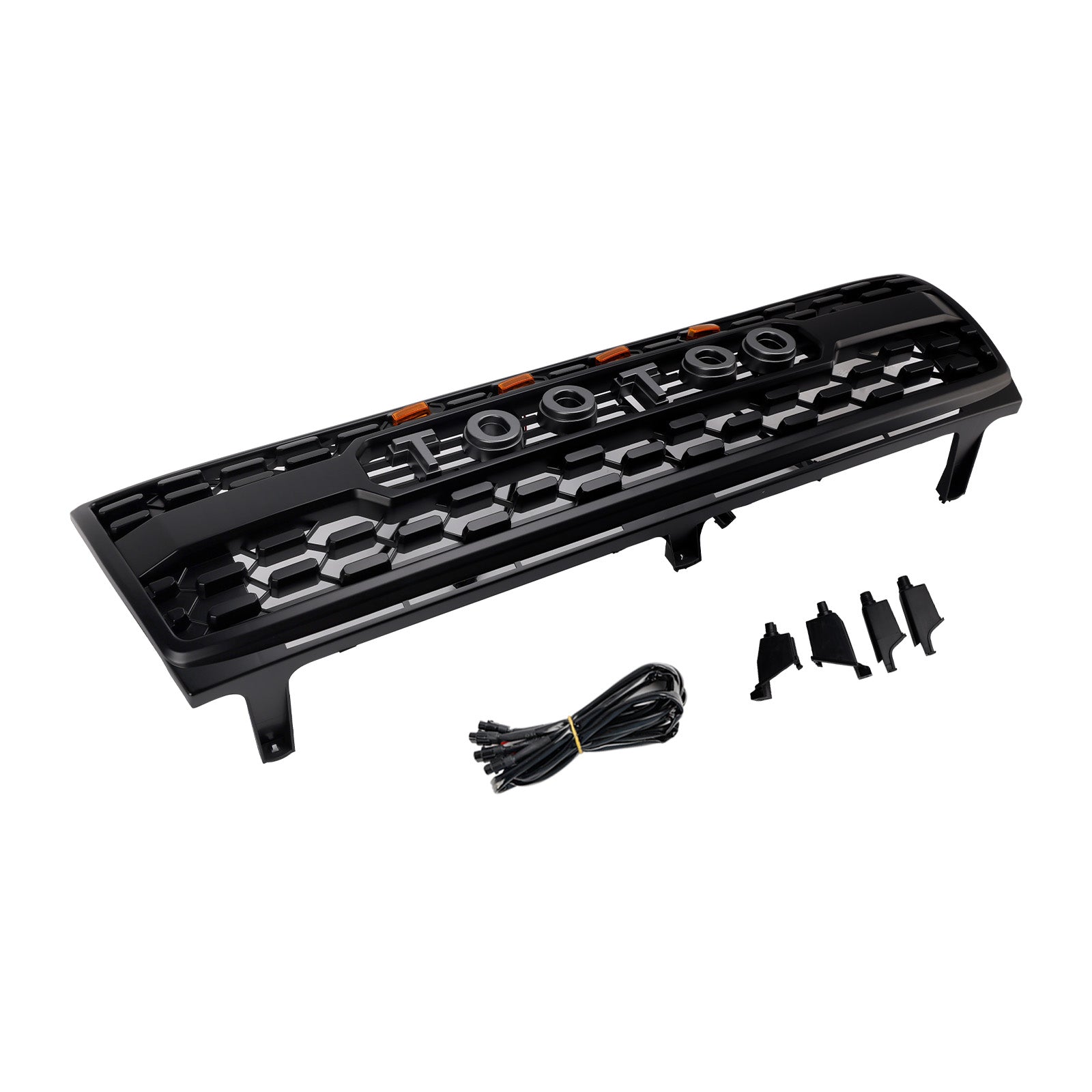 Grille in de voorbumper met honingraatpatroon'Bij compatibel met Toyota Tacoma 1997-2000 TRD PRO