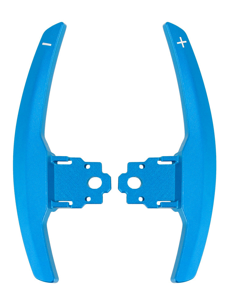 Extension de palettes de changement de vitesse pour BMW Série F F30 F31 F32 F10 X3 X5 Aluminium Bleu