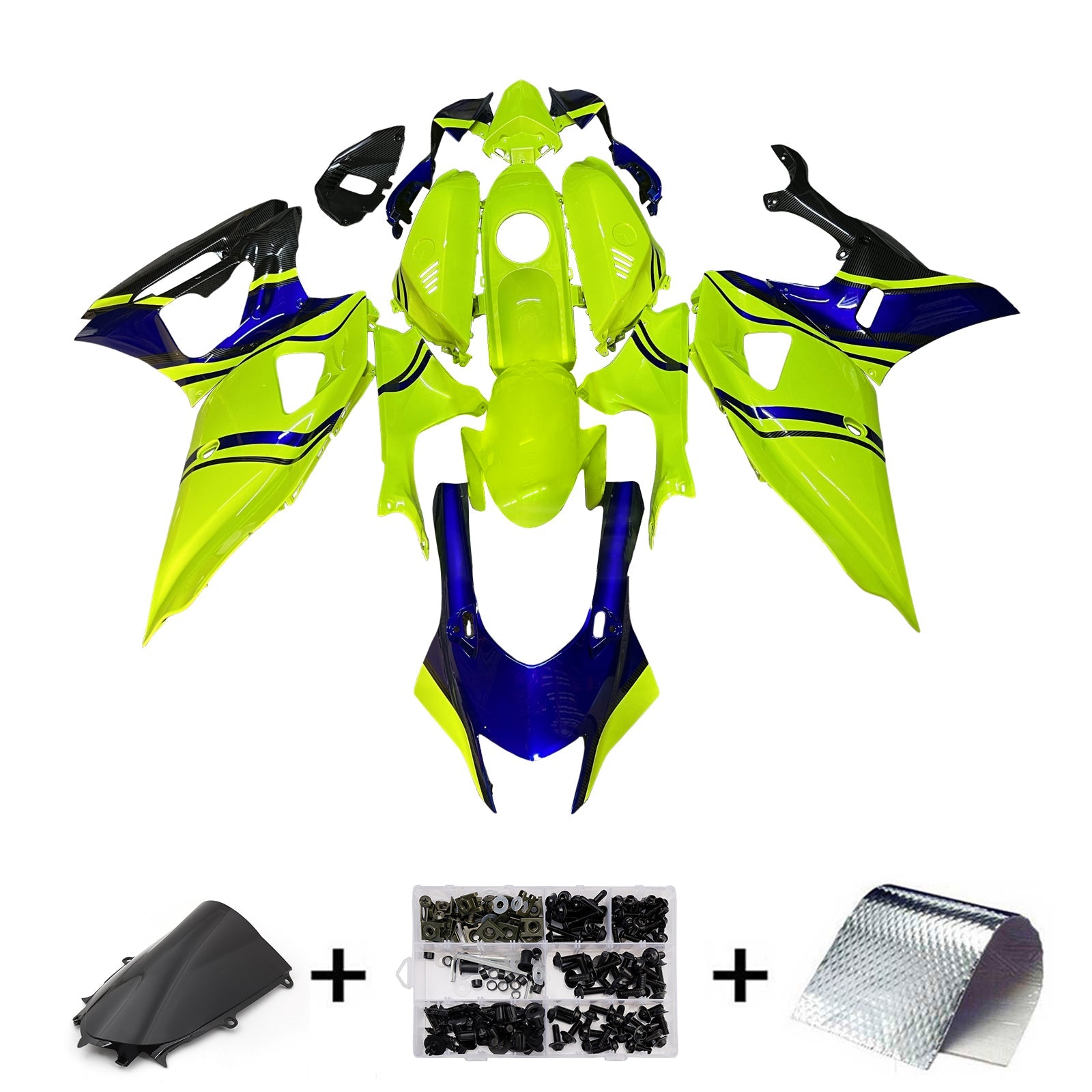 Kit carena iniettata in plastica ABS per Yamaha YZF-R7 2021-2025