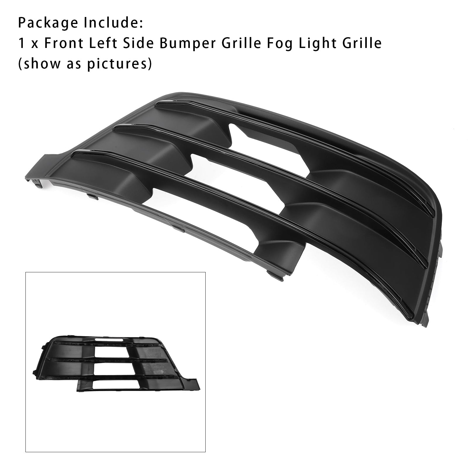 Origineel Fog Light Grid aan de linkerkant voor Audi Q7 S-Line 2016-2019 4M0807681D