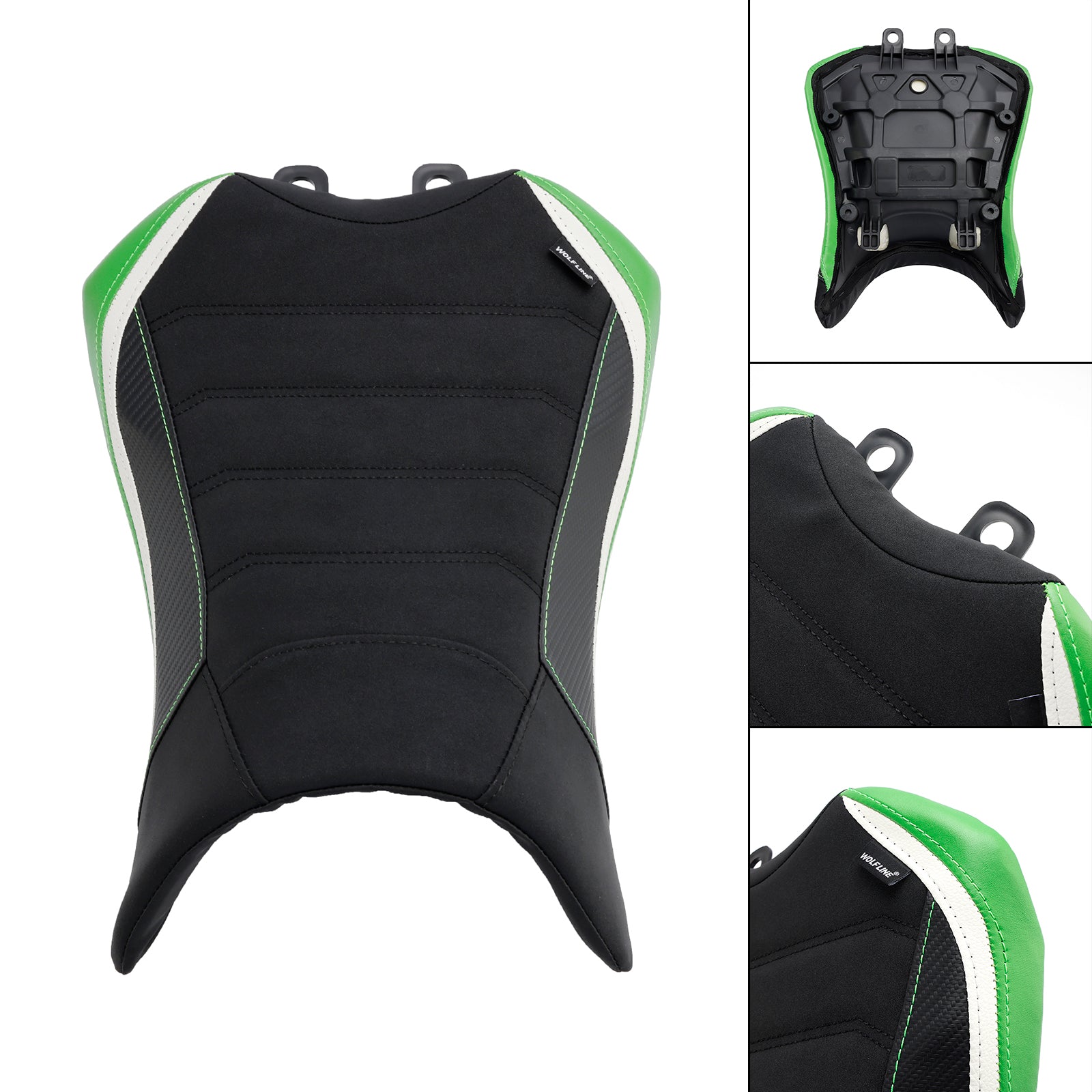 Saddle Front Raid Green dla Kawasaki Ninja 1000SX 2022-2023