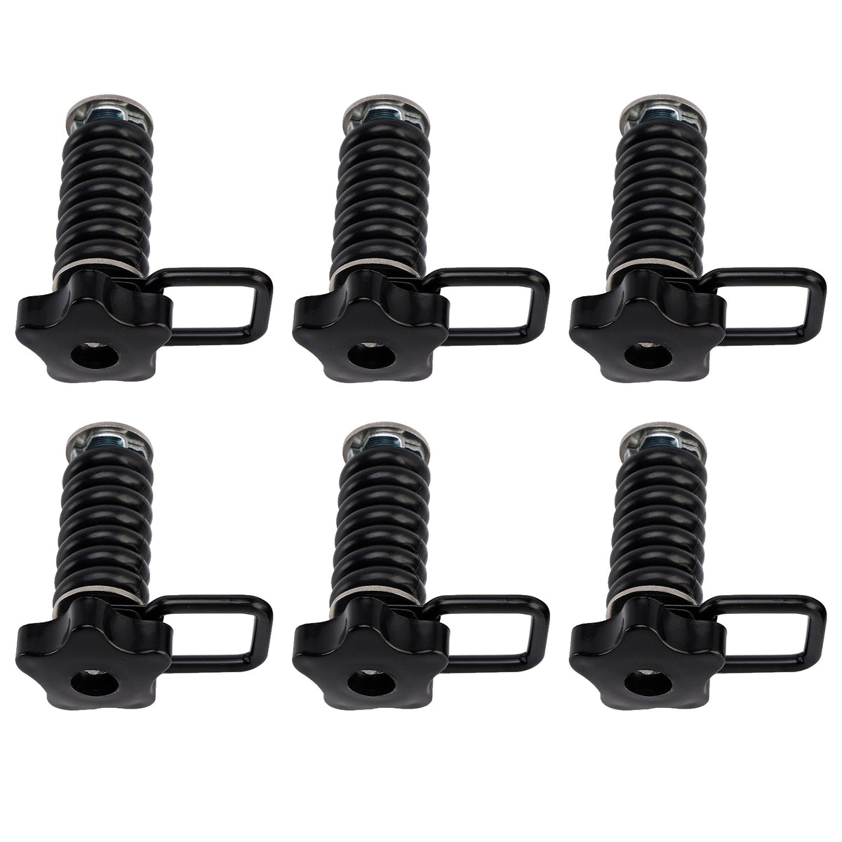 Lot de 6 anneaux d'ancrage flexibles de 2,5 cm (1 pouce) pour Polaris RZR Sportsman Ace 2013-2025