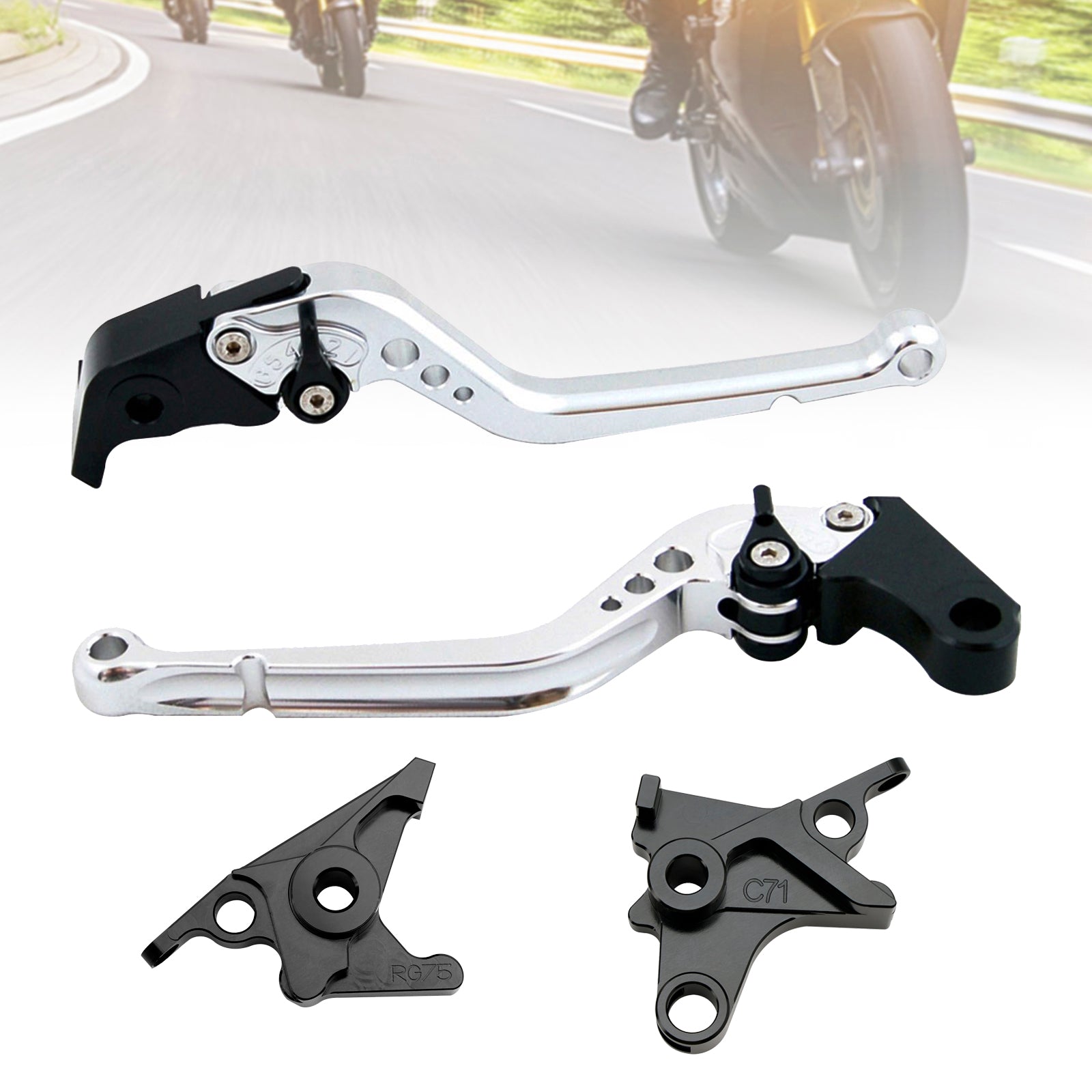 Levier de frein et d'embrayage long pour BMW R NINE T / PURE / RACER 2017-2023