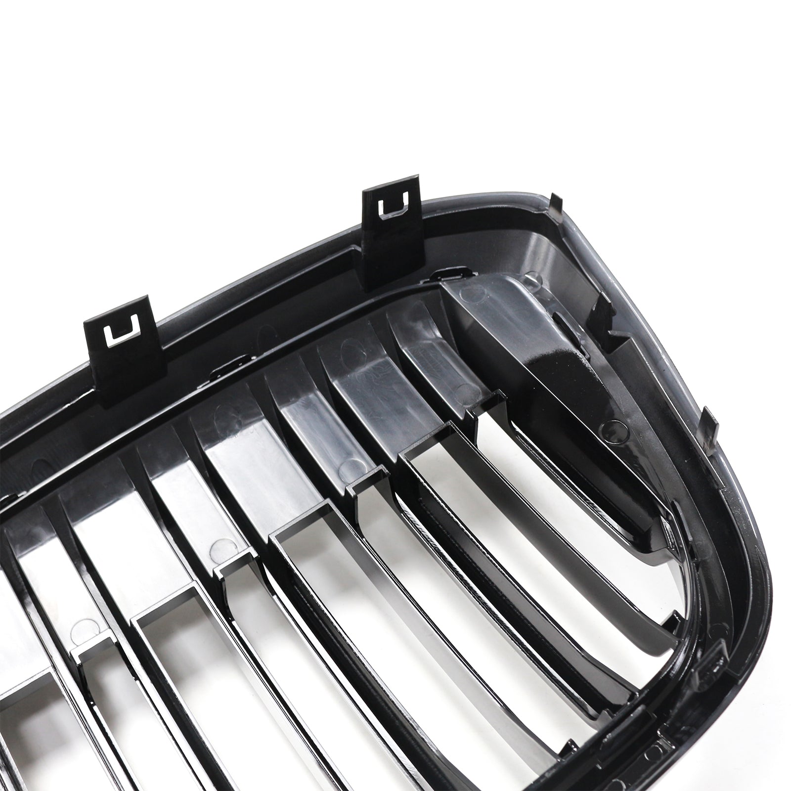 Grille de calandre avant noire à double lamelles pour BMW IX3 G08 LCI 2022-2024