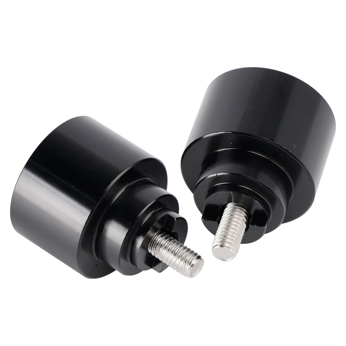 Ensemble d'embouts de guidon en aluminium noir pour Honda CBR600, CBR900, VFR800 et CTX700