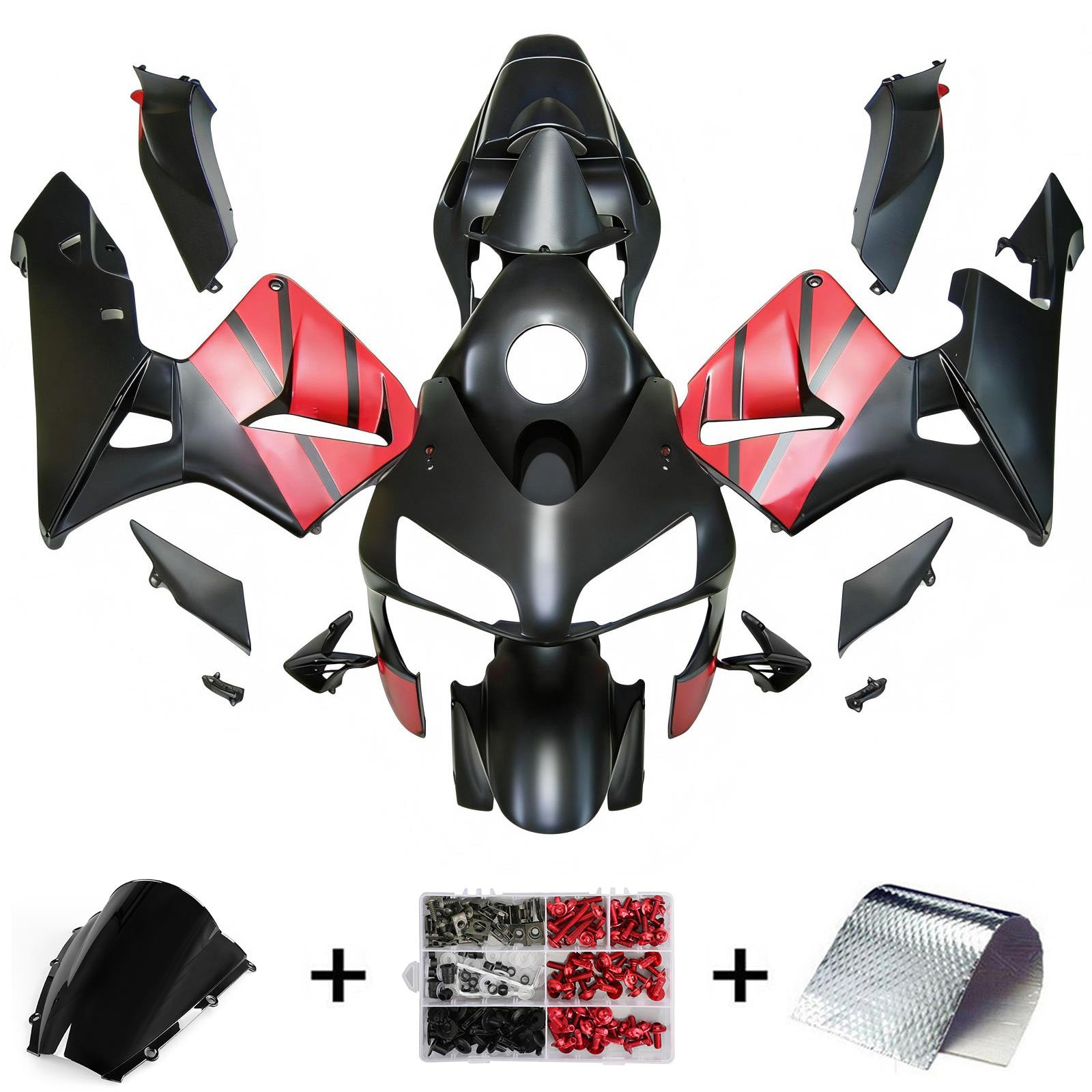 Kit de carénage par injection, carrosserie en plastique ABS pour Honda CBR600RR 2003-2004 F5