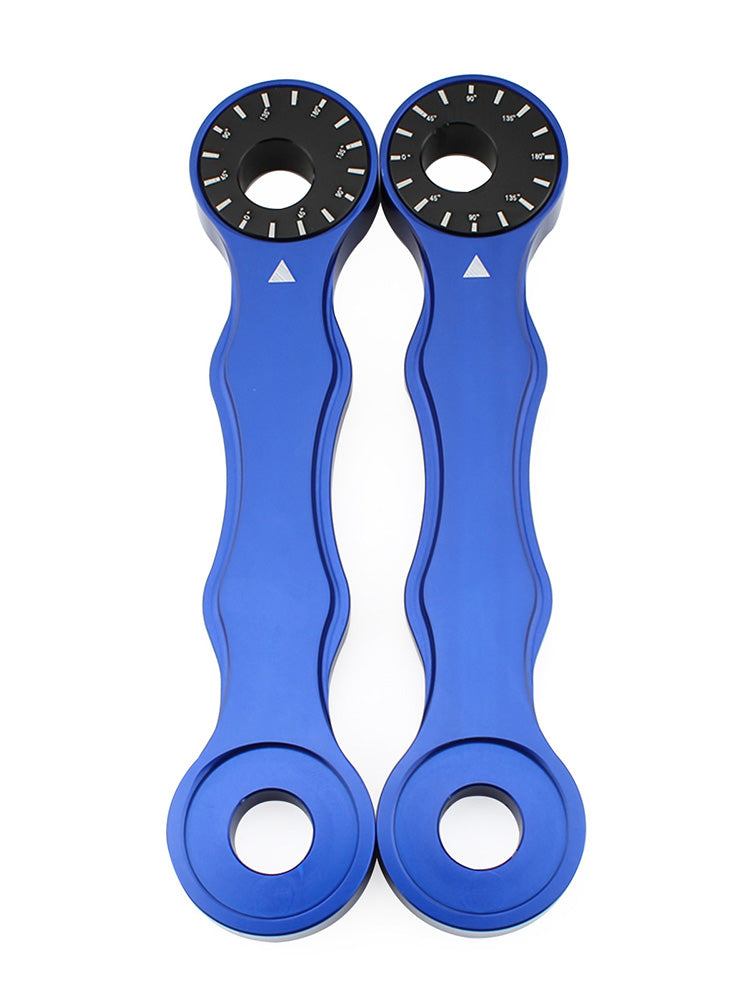 Kit de enlace de descenso ajustable para Suzuki DRZ400/E/S/SM 00-17 RM125/200 96-00 azul