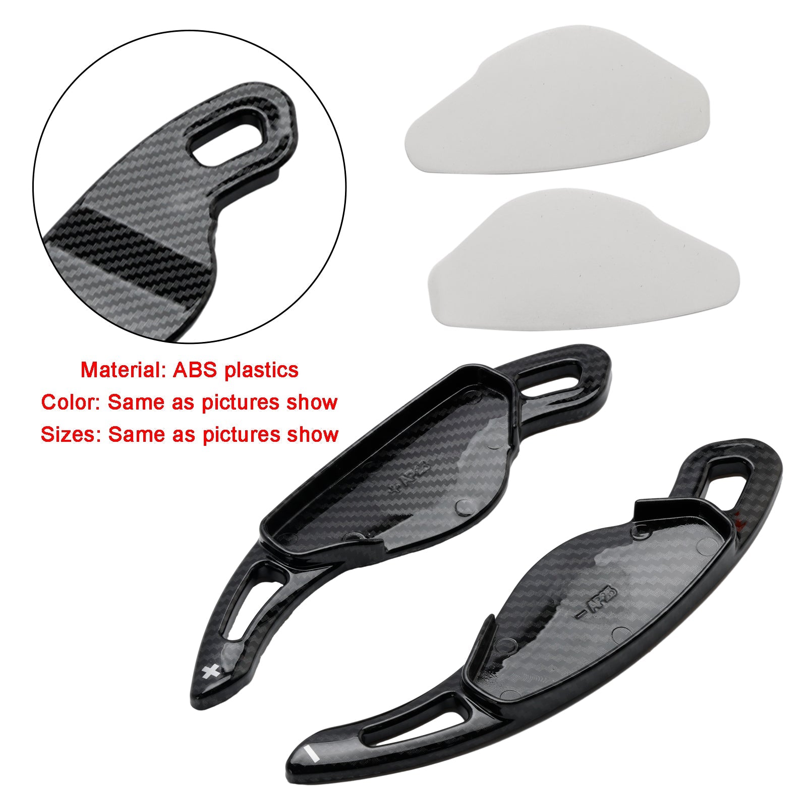 Palettes de changement de vitesse de volant en fibre de carbone pour Jaguar XF XEL F-Type