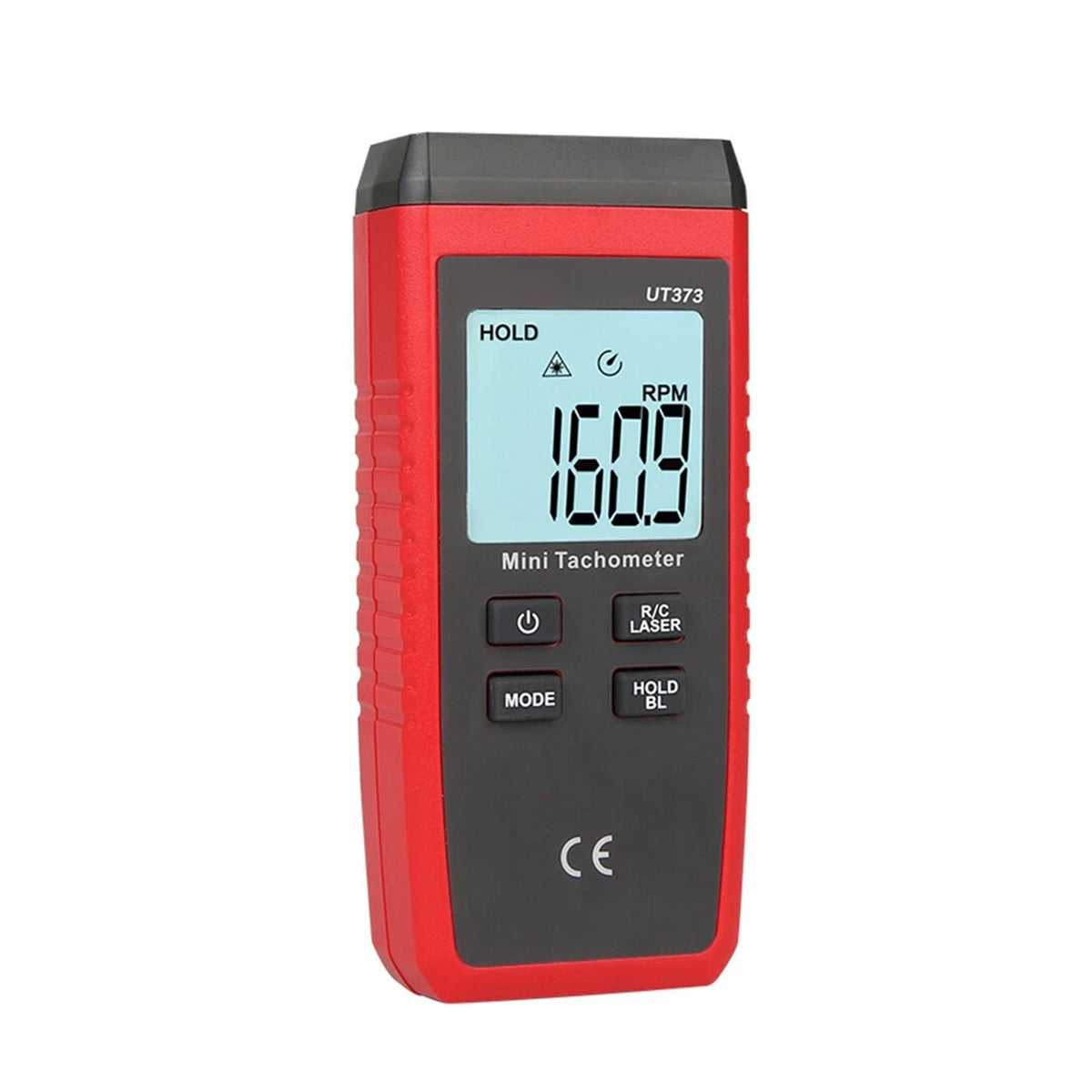 Tachymètre laser numérique sans contact UT373 avec écran LCD et mini-testeur de vitesse (RPM)