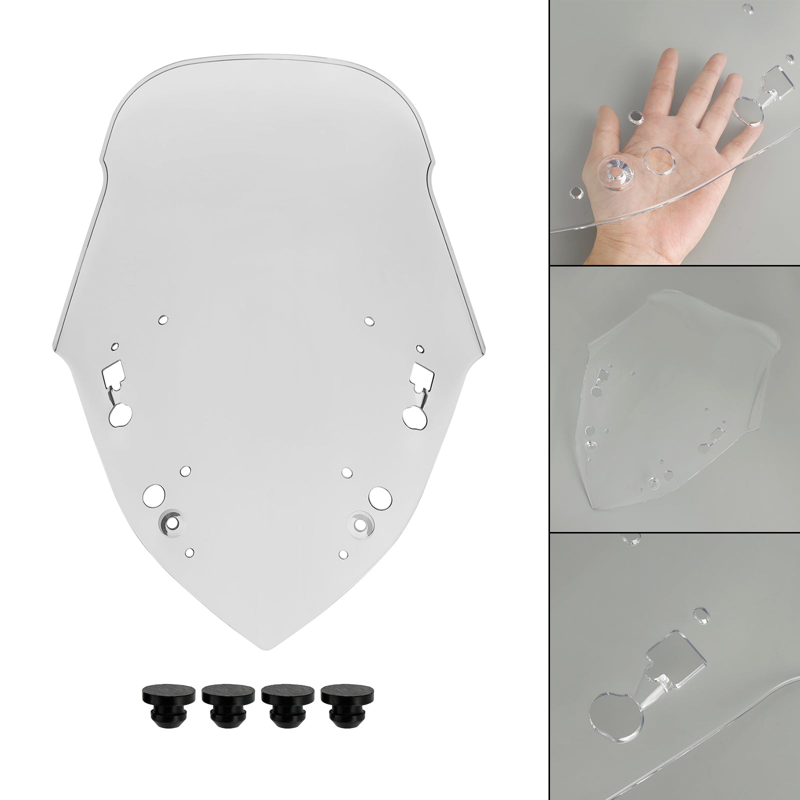 ABS Plastic Zapisz przednią szybę dla Yamaha X-Max 300 2017-2022