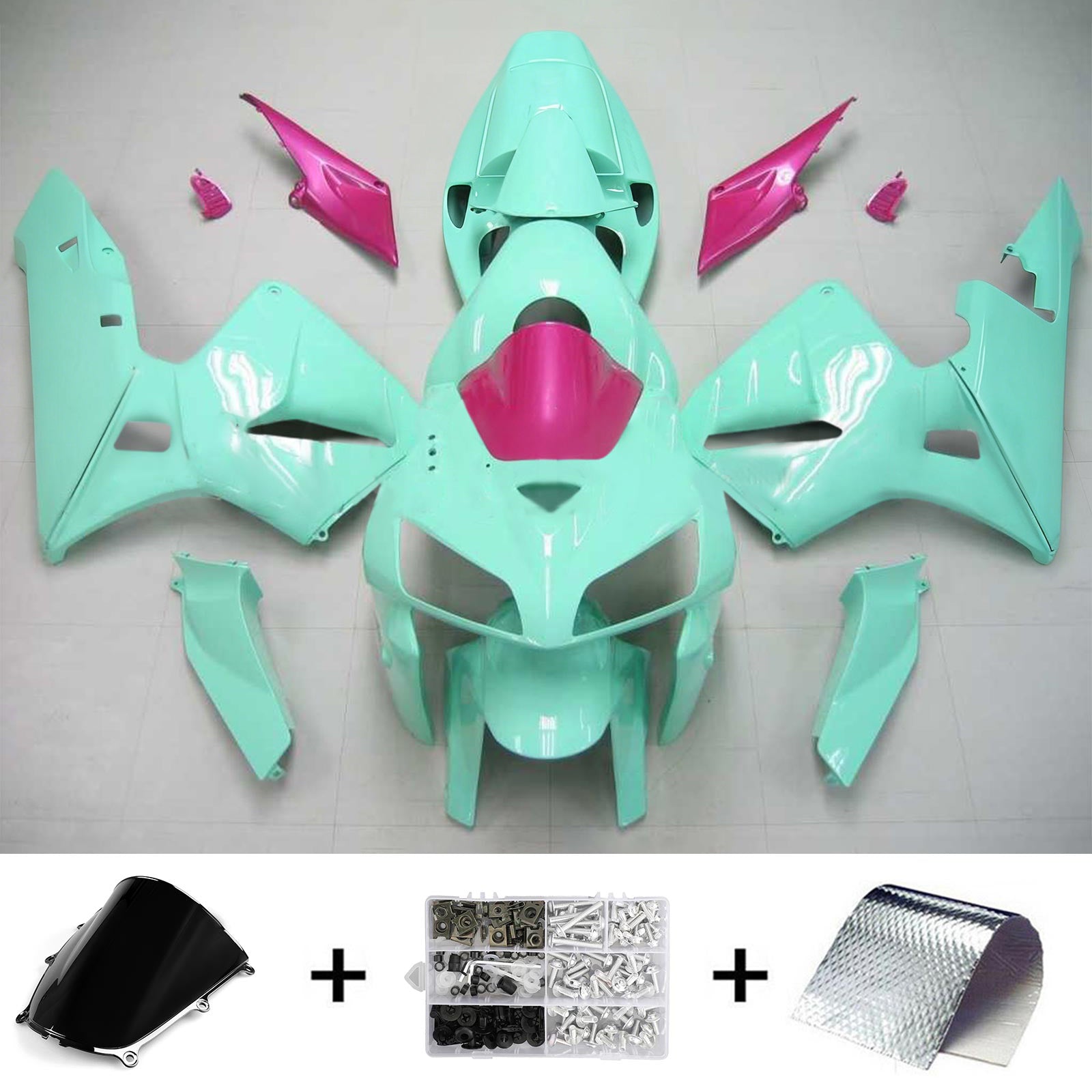 Kit carenado de inyección, carrocería de plástico ABS para Honda CBR600RR 2005-2006 F5