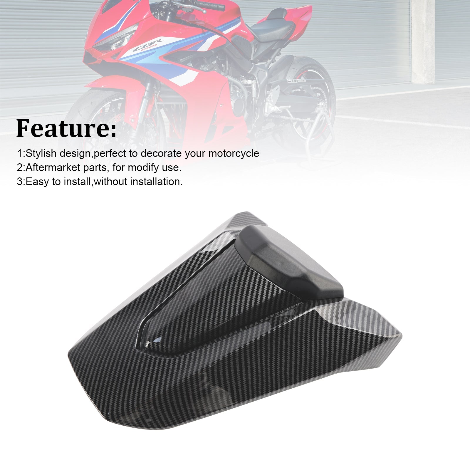 Couvercle de carénage de siège arrière pour Honda CBR650R CB650R 2024-2025