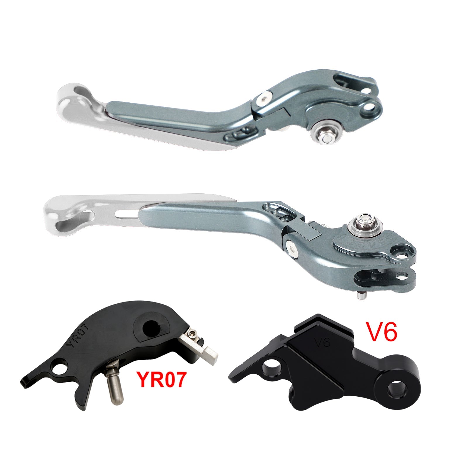 Levier de frein et d'embrayage réglable compatible avec YAMAHA XSR900 XSR900GP MT-09 2024-2025