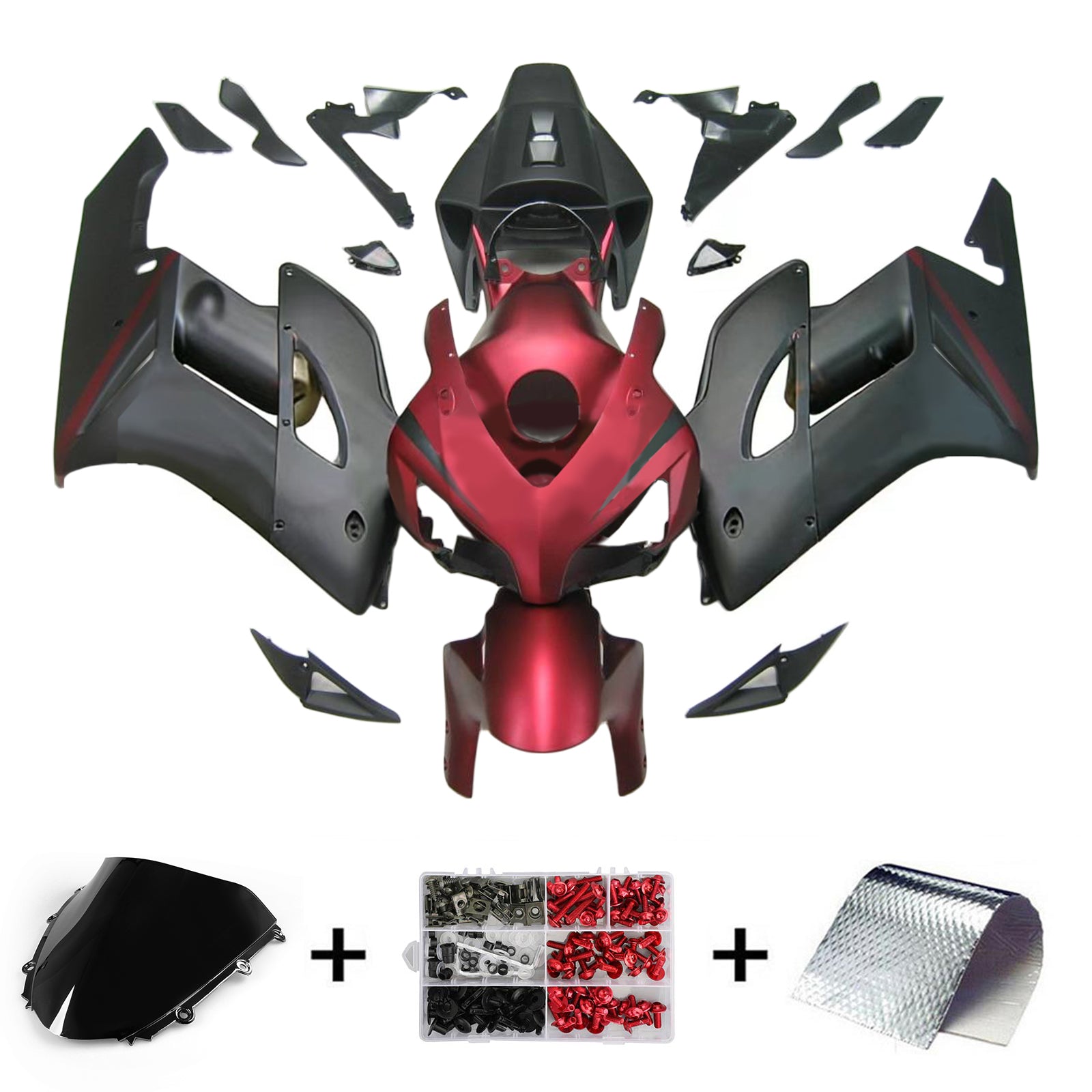 Kit de carénage par injection, carrosserie en plastique ABS pour Honda CBR1000RR 2004-2005
