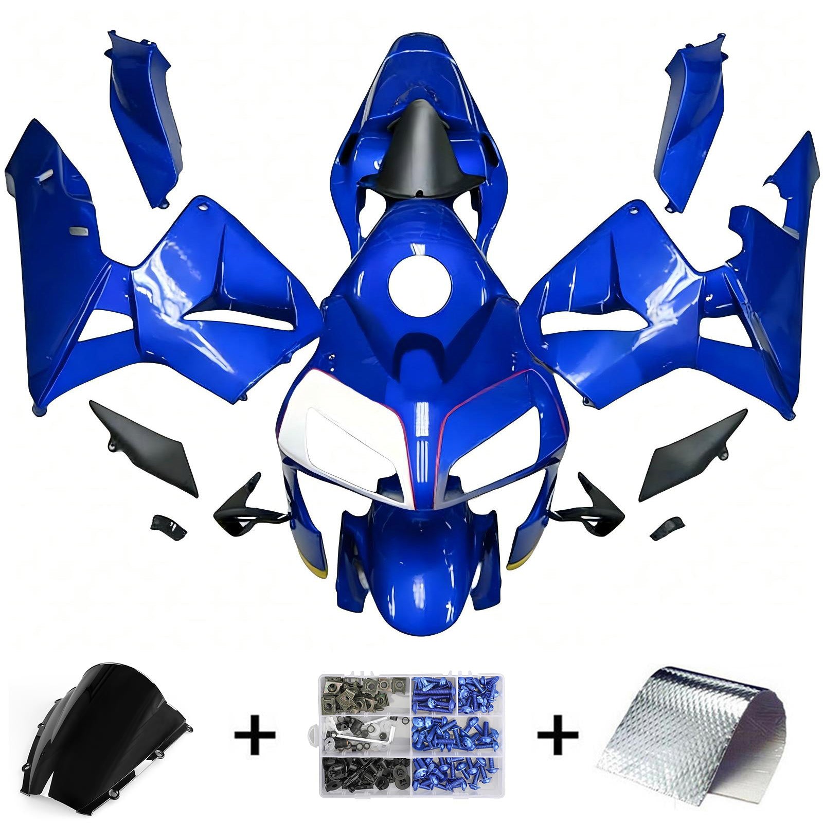Kit de carénage par injection, carrosserie en plastique ABS pour Honda CBR600RR 2003-2004 F5