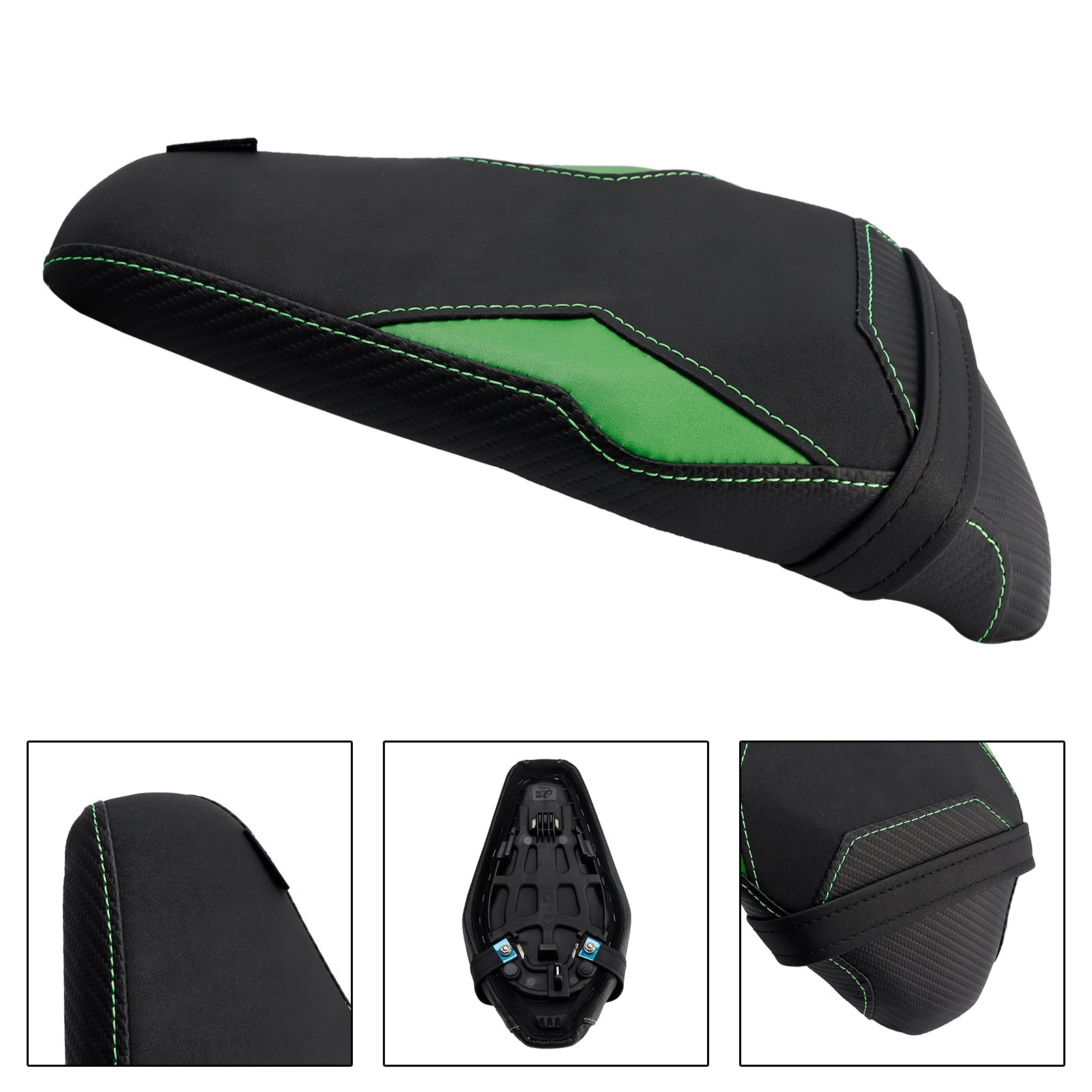 Coussin de selle passager arrière plat en PU rouge pour Kawasaki Ninja 900 Z900 (2025)