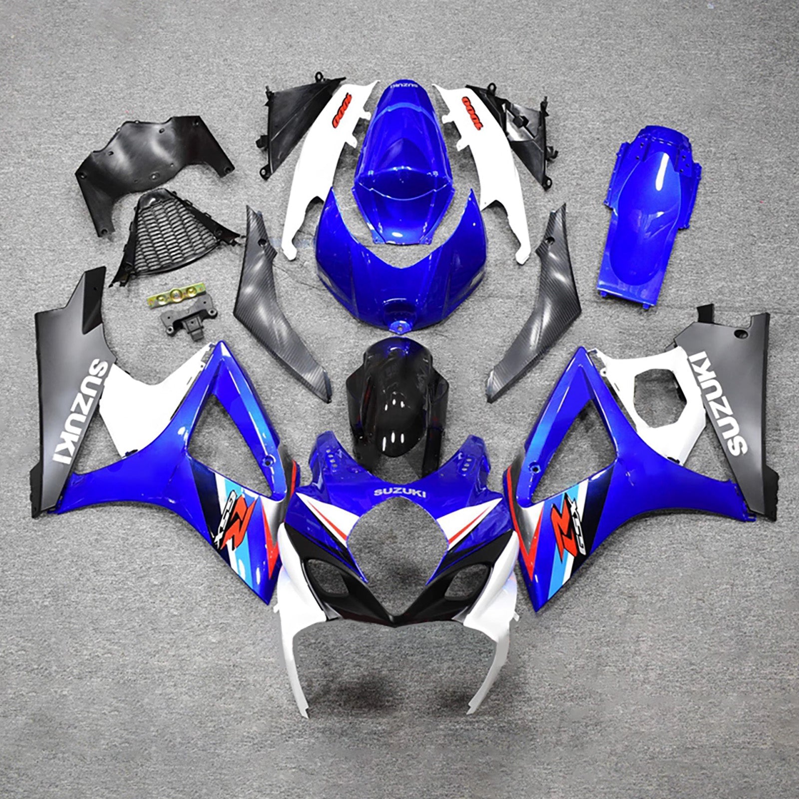 ABS-muovinen ruiskutettu suojasarja Suzuki GSXR1000 2007-2008 K7