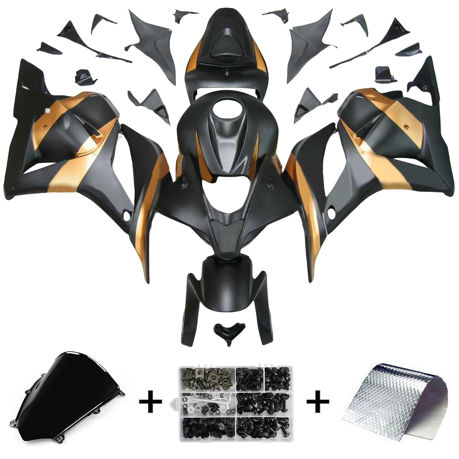 Kit de carénage à injection en plastique ABS pour Honda CBR600RR 2009-2012 F5