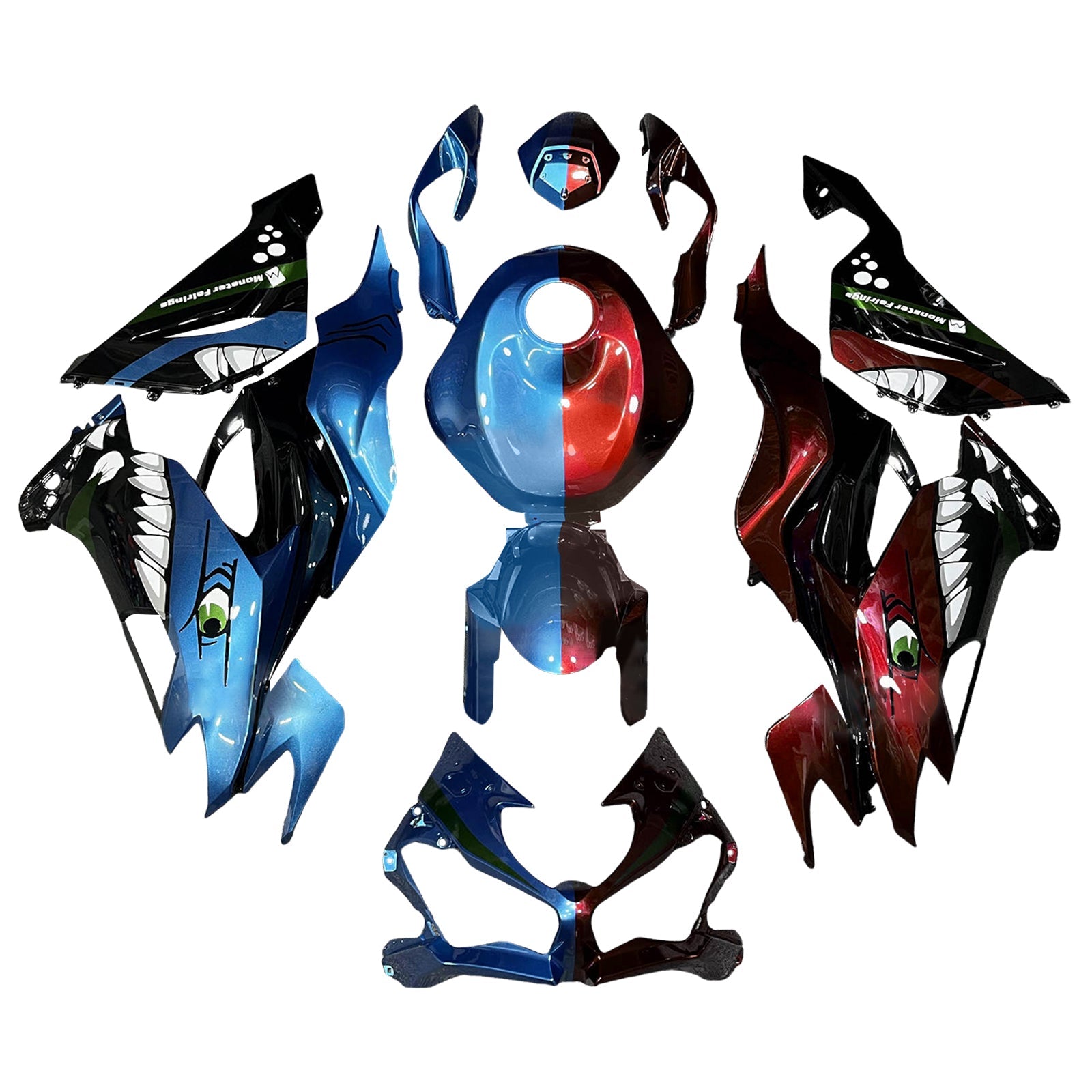 Injekcijski komplet, plastično telo ABS za Kawasaki ZX6R 2019-2023