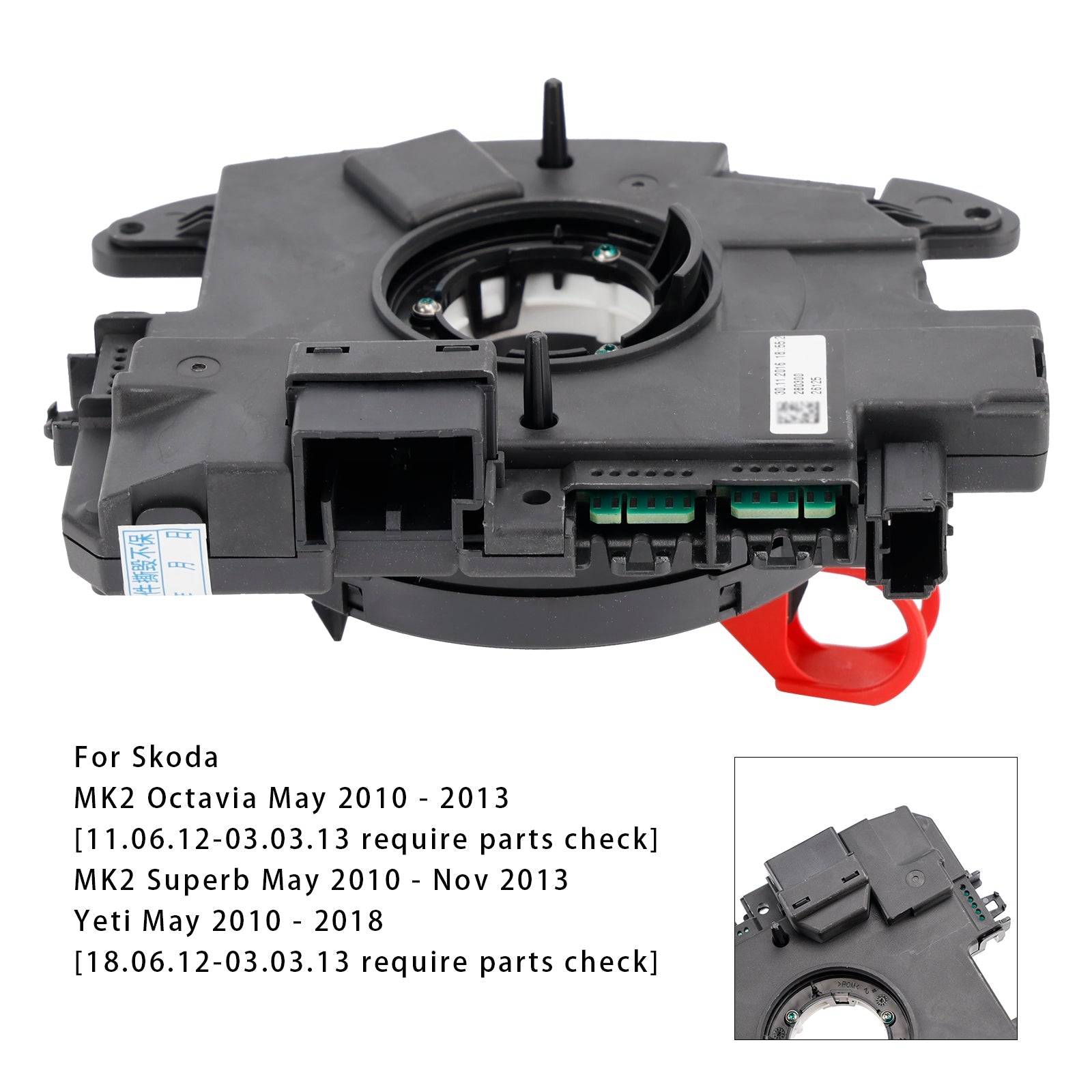 Spiralni kabel zračne blazine za Audi RSQ3 2013-2018, pomlad 5K0953569AH