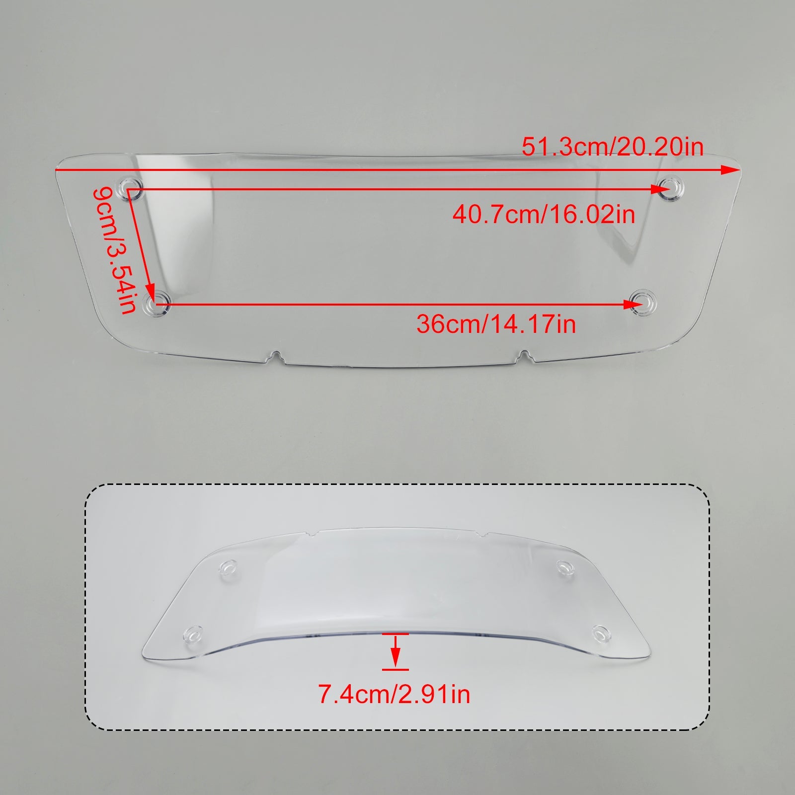 Pare-brise pare-brise adapté pour CVO Street Glide FLHXSE 2023 2024 Wave