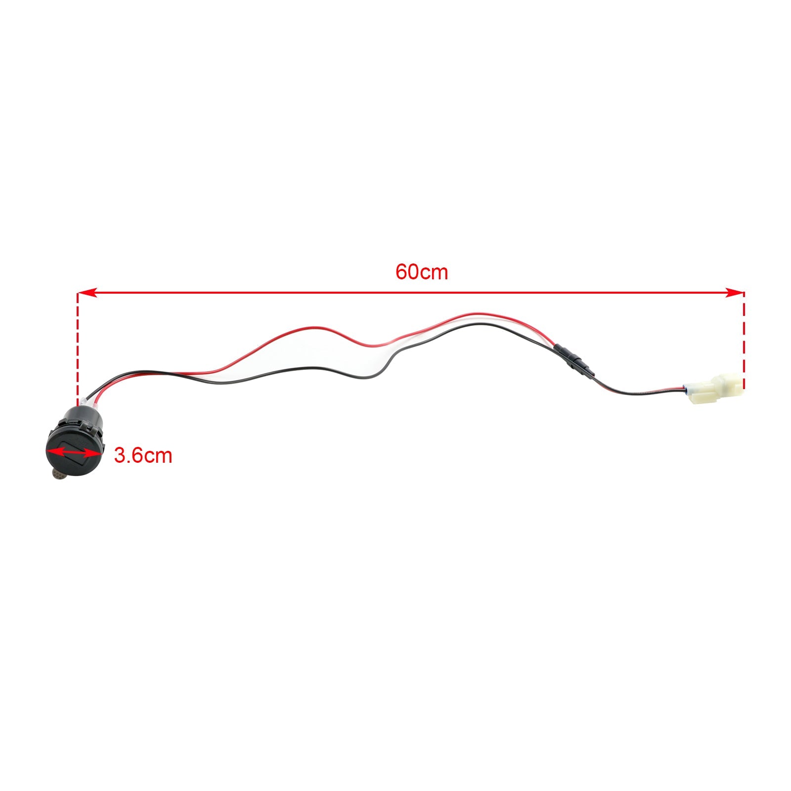 Chargeur de prise 12 V USB + type C à montage rapide pour Honda NX400 2024