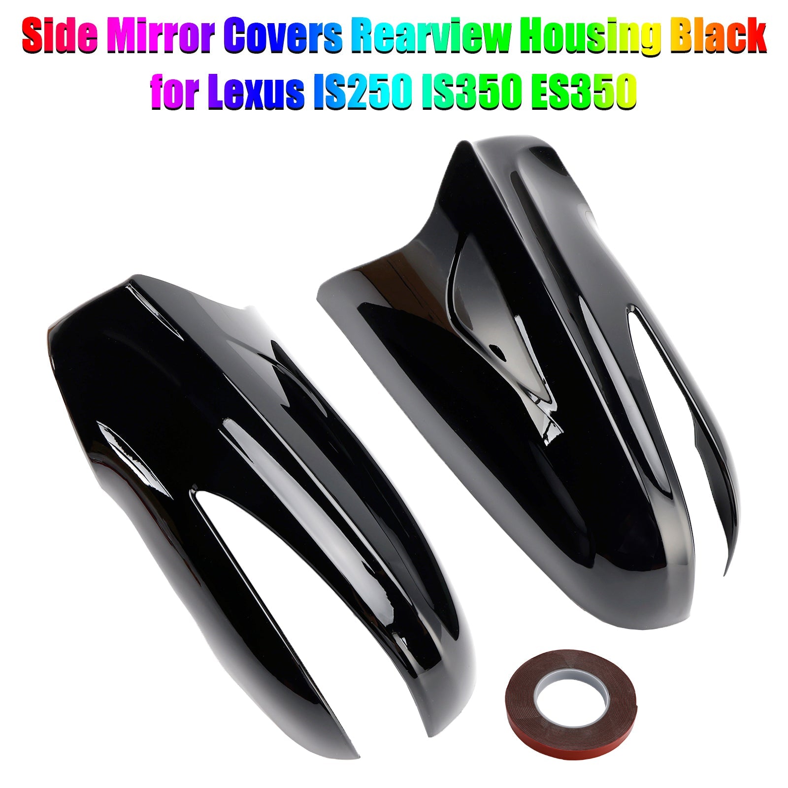 Black Side Mirror Shells voor Lexus ES350 2009-2012 8794A5341A0