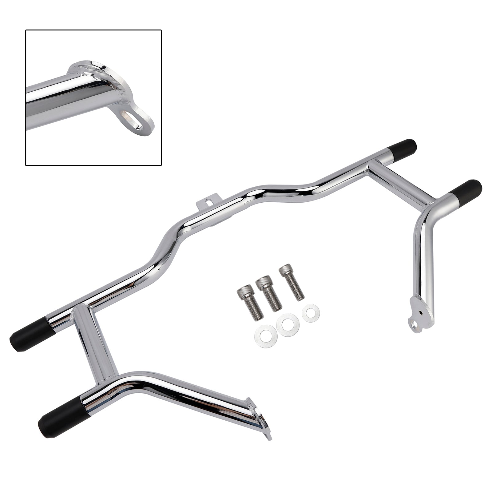 Odbijač, ščitnik motorja, opornik oklepa in komplet zaščitnih zaščit za Honda Civic Road King (črna)