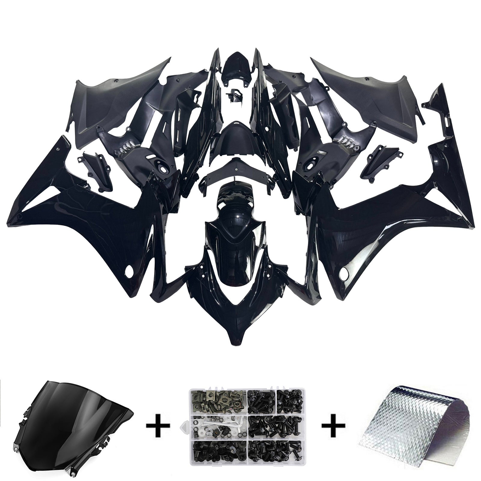 Kit de carénage injecté en plastique ABS pour Honda CBR500R 2013-2015