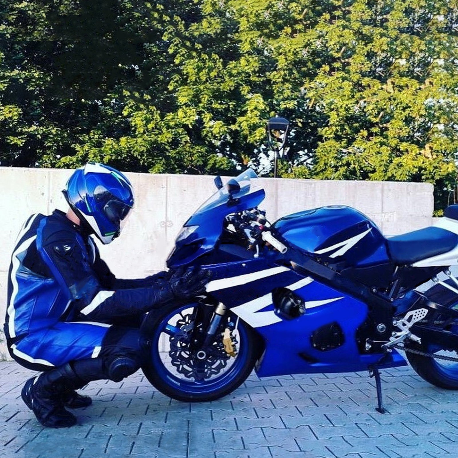 Kit de carénage par injection, carrosserie en plastique ABS pour Suzuki GSXR 600/750 2004-2005 K4