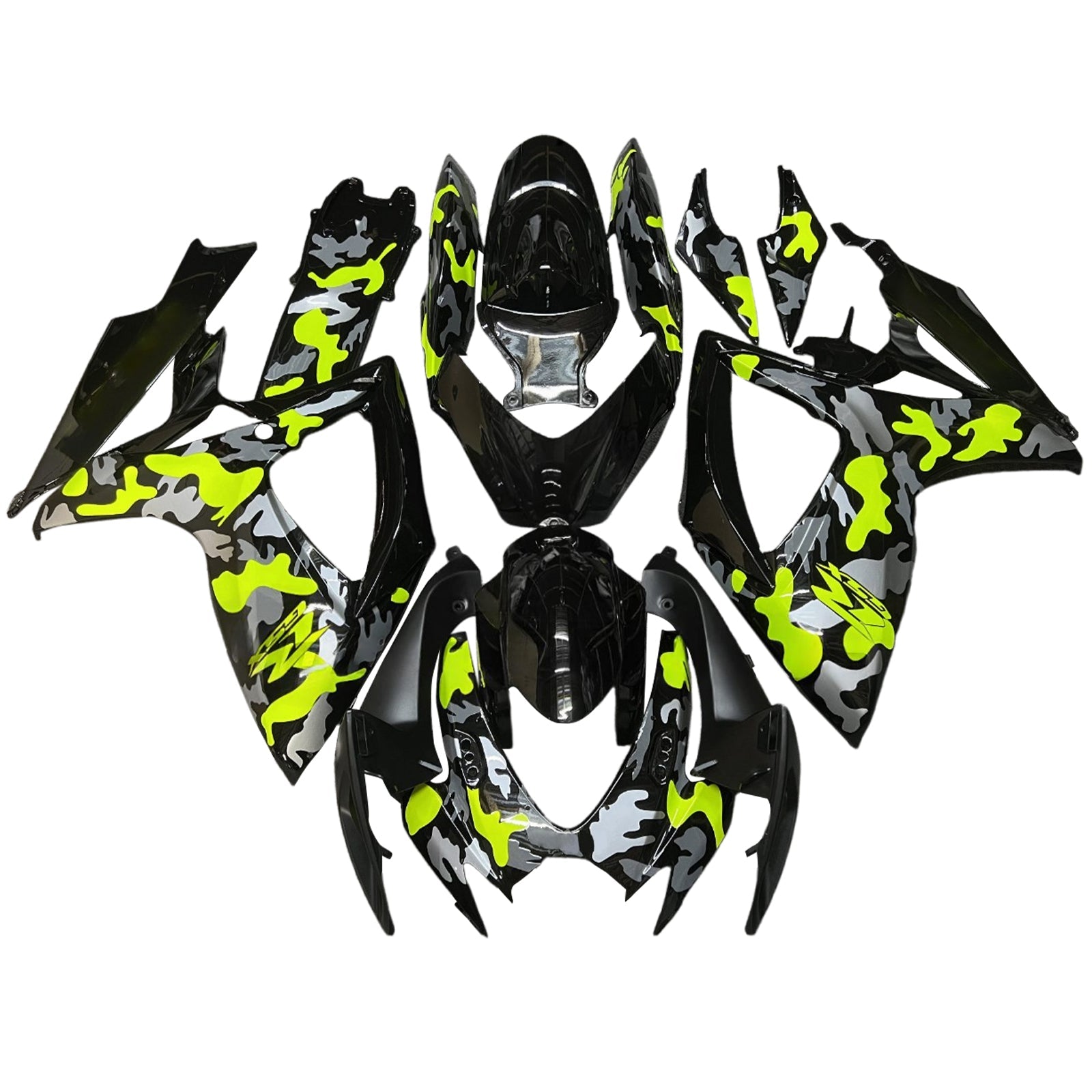 Kit de carénage injecté en plastique ABS pour Suzuki GSXR 600/750 2006-2007 K6