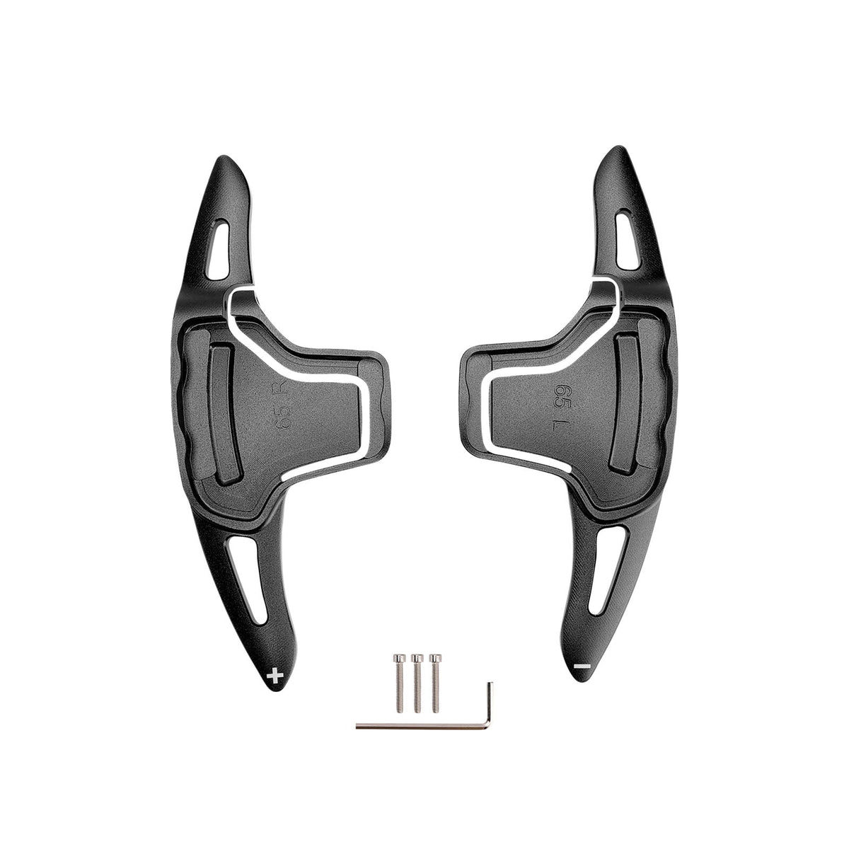 Stuurschakelpaddles voor Kia K5 2016-2019, zwart aluminium