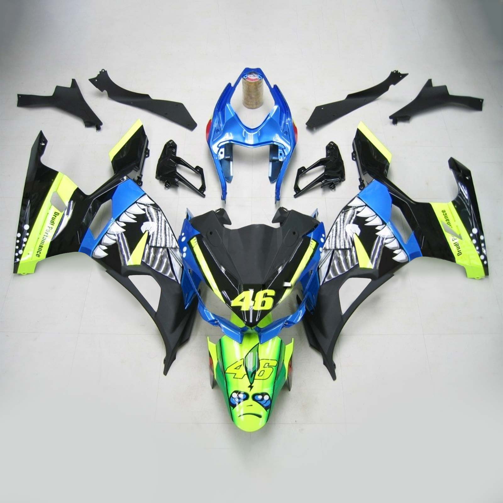 2018-2023 Kawasaki EX400 / Ninja400 FAX Kit de carenado de inyección de carrocería de plástico ABS