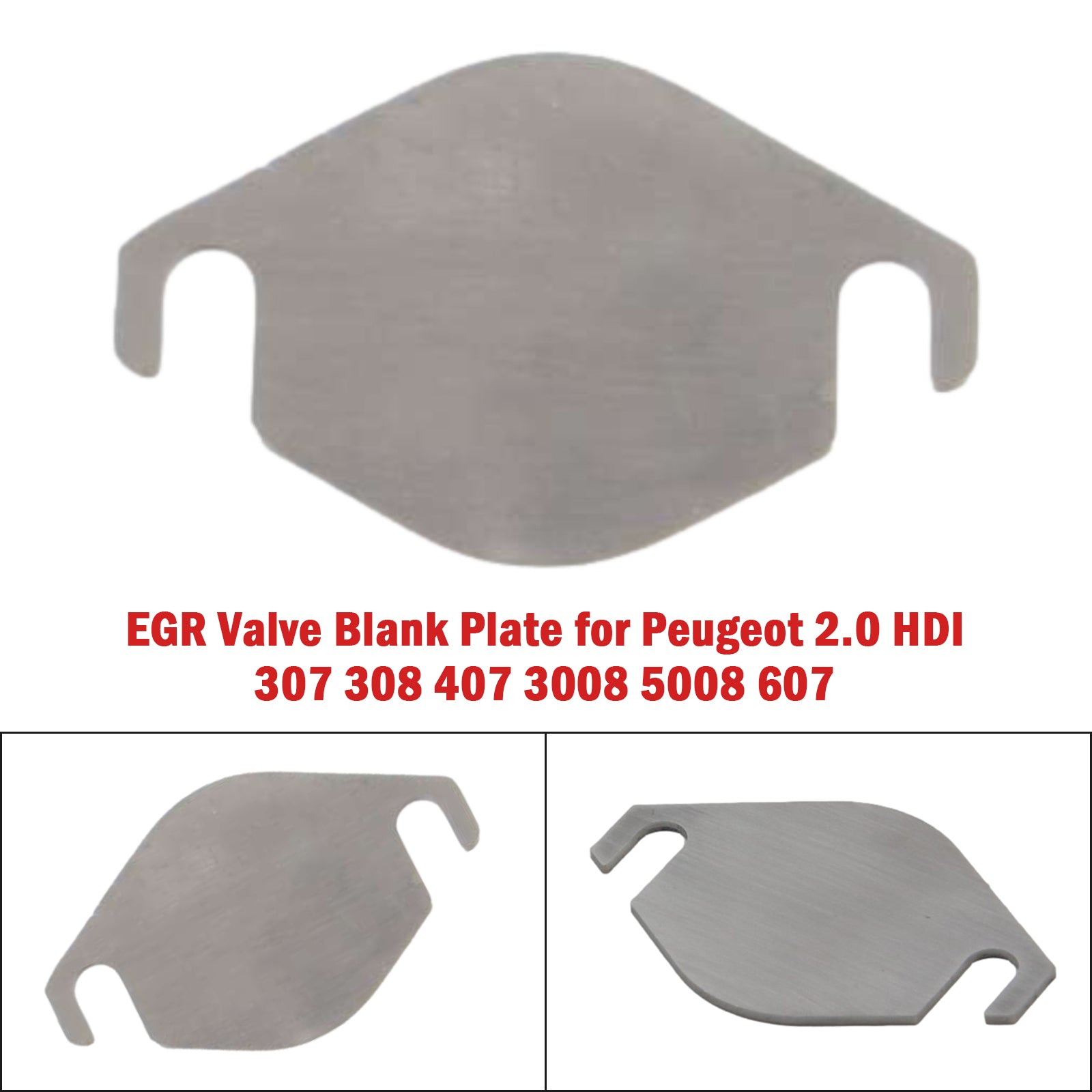 EGR Valve Blank Plate pour Peugeot 2.0 HDI 307 308 407 3008 5008 607