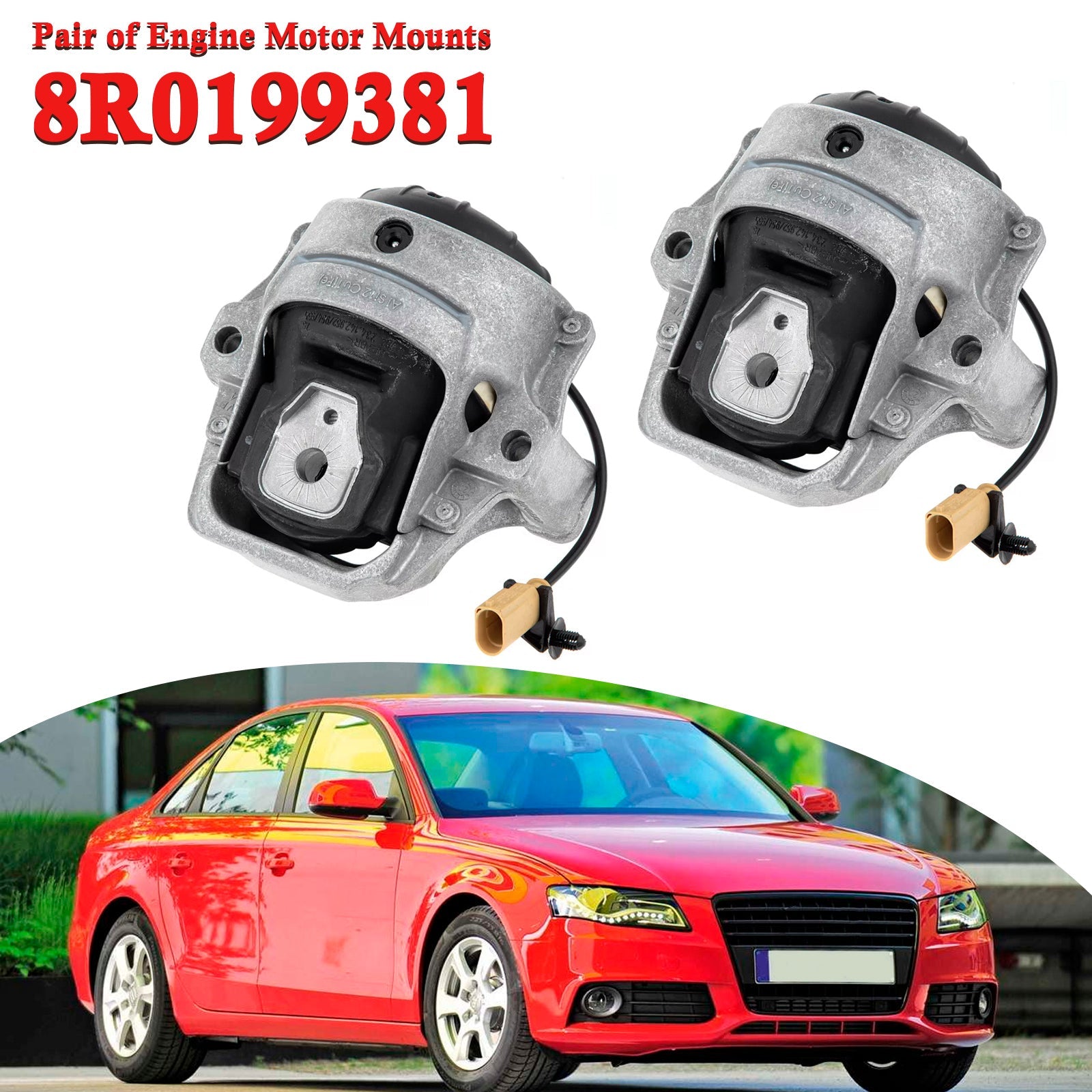 Para 8R0199381 Obsługa montażu silnika dla Audi A4 2009-2016