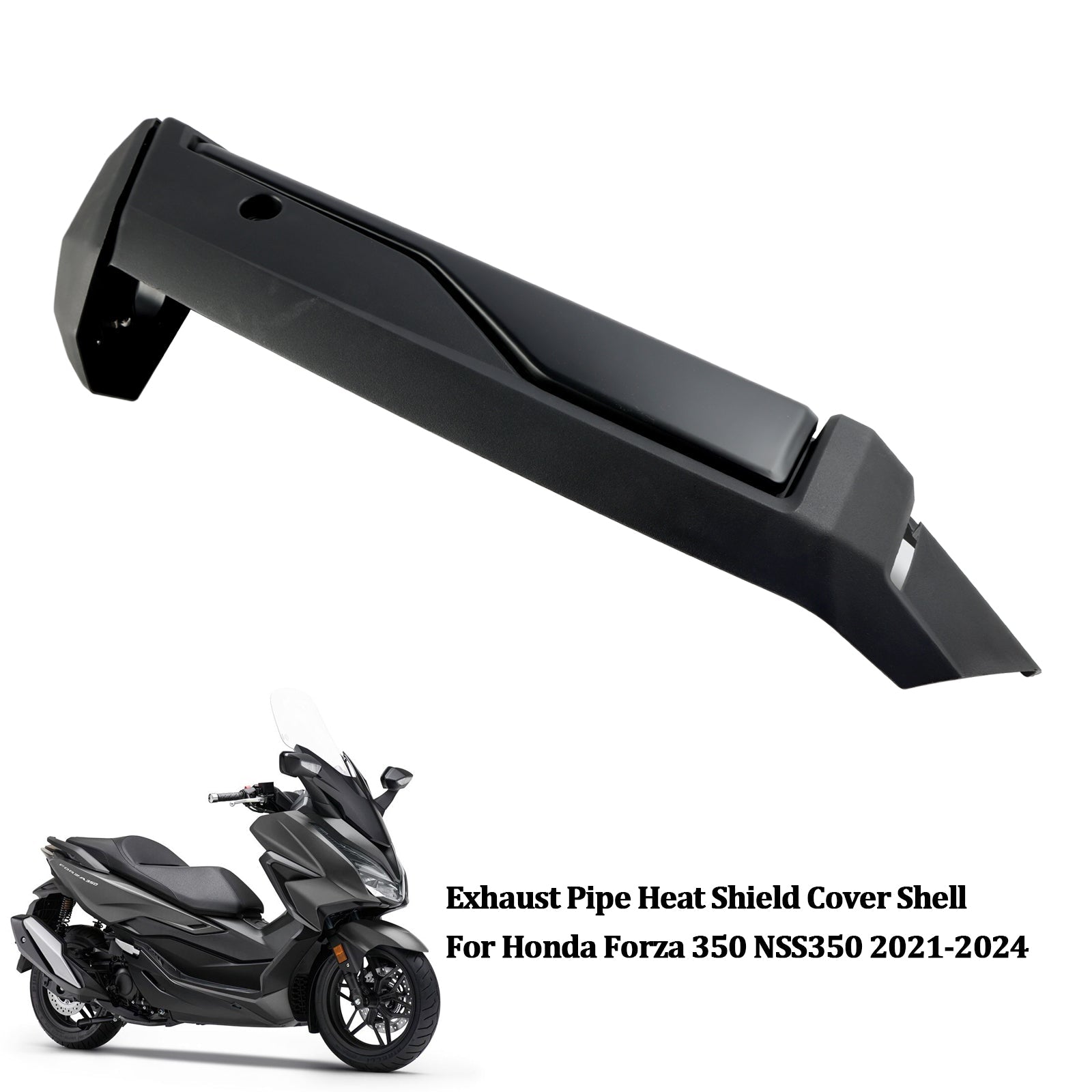 Coque de protection du bouclier thermique du tuyau d';échappement Honda Forza 350 NSS350 2021-2024