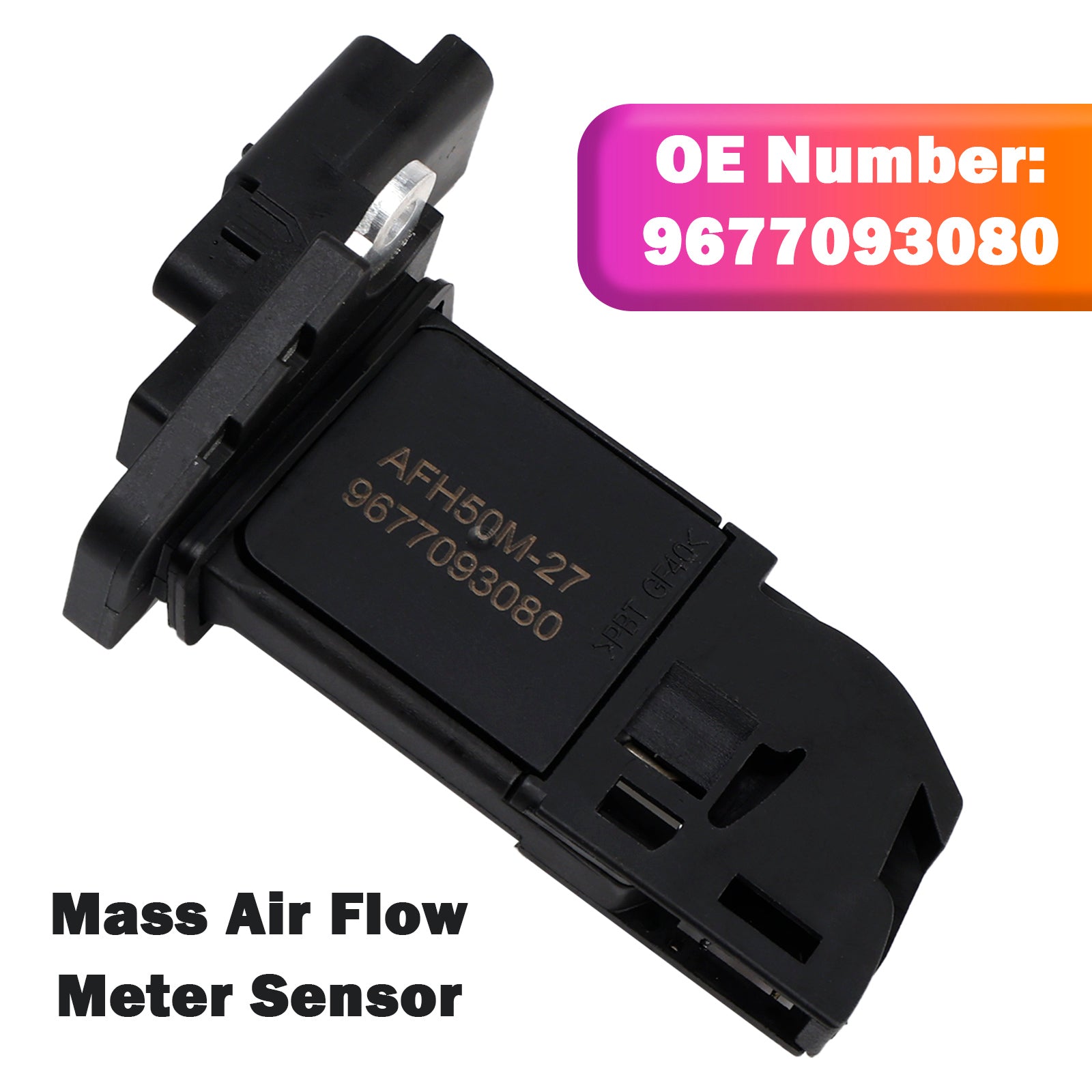 Mass Air Flow Sensor CITROËN C4 CACTUS 1.6 BlueHDi 100 9677093080 Afh50m27 2014 Mass Air Flow Sensor CITROËN C4 CACTUS 1.6 BlueHDi 100 9677093080 Afh50m27 2014