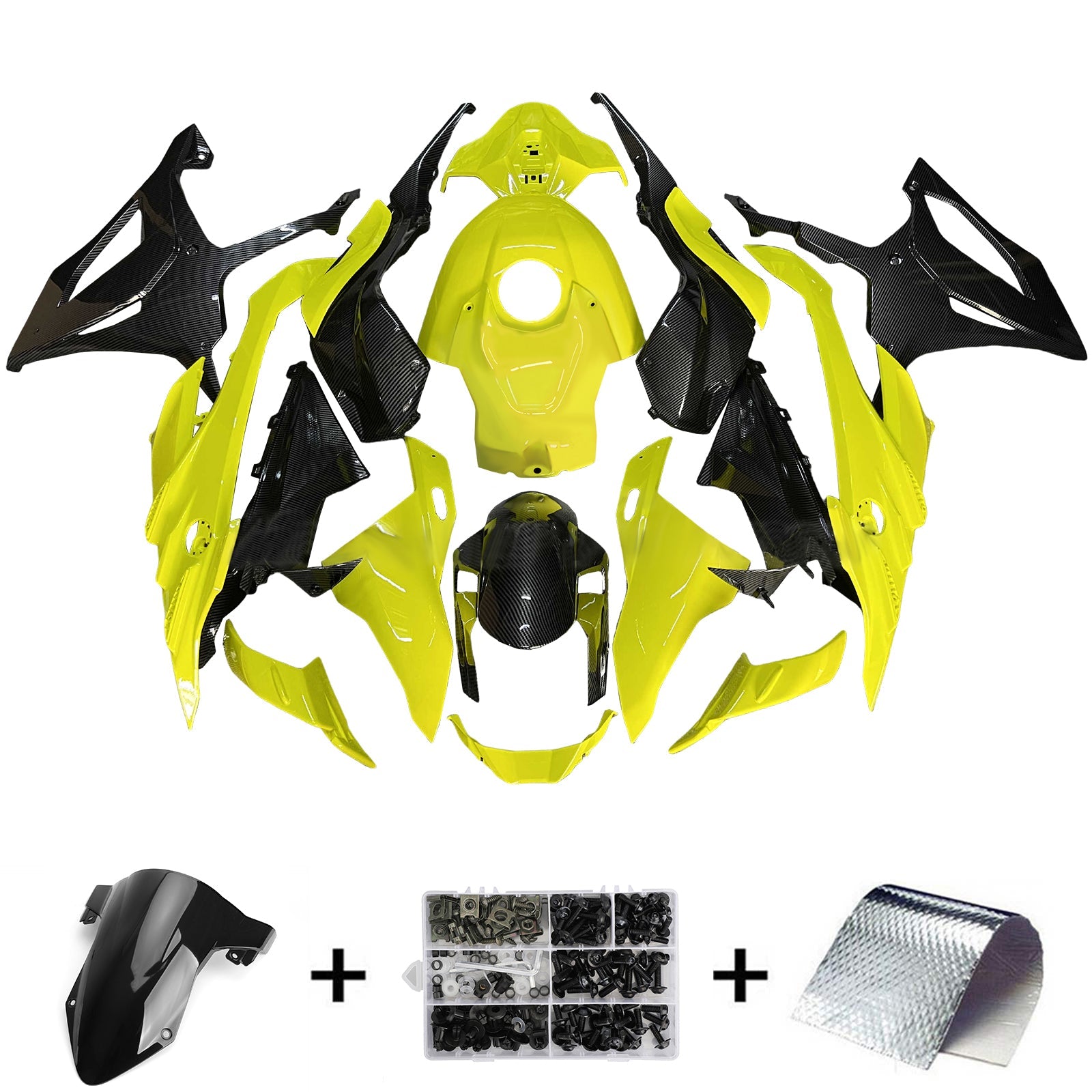 Kit de carénage d'injection pour BMW S1000RR 2023-2024 Carrosserie Plastique ABS