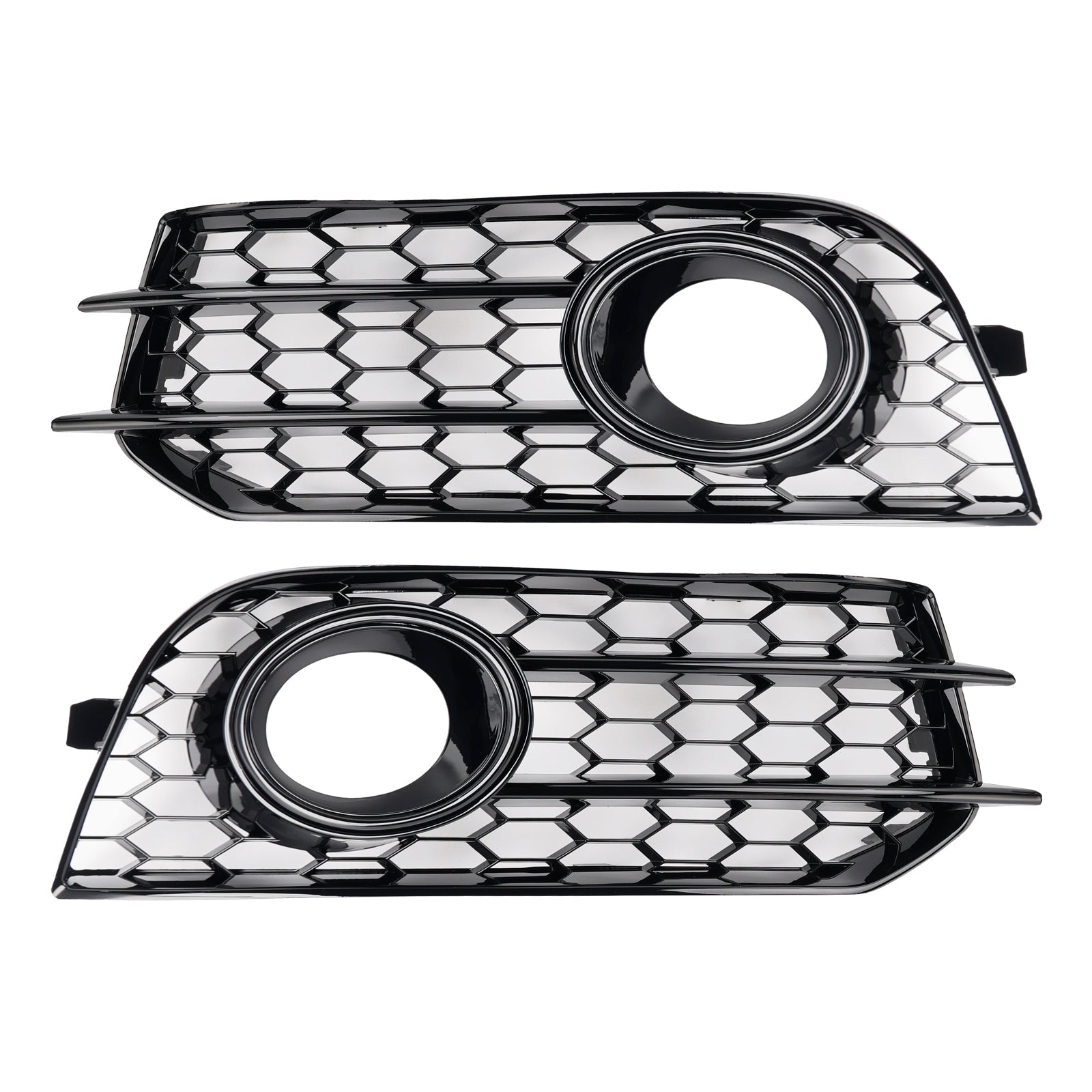 Grille de protection antibrouillard en nid d'abeille noire pour pare-chocs avant Audi A1 2010-2014