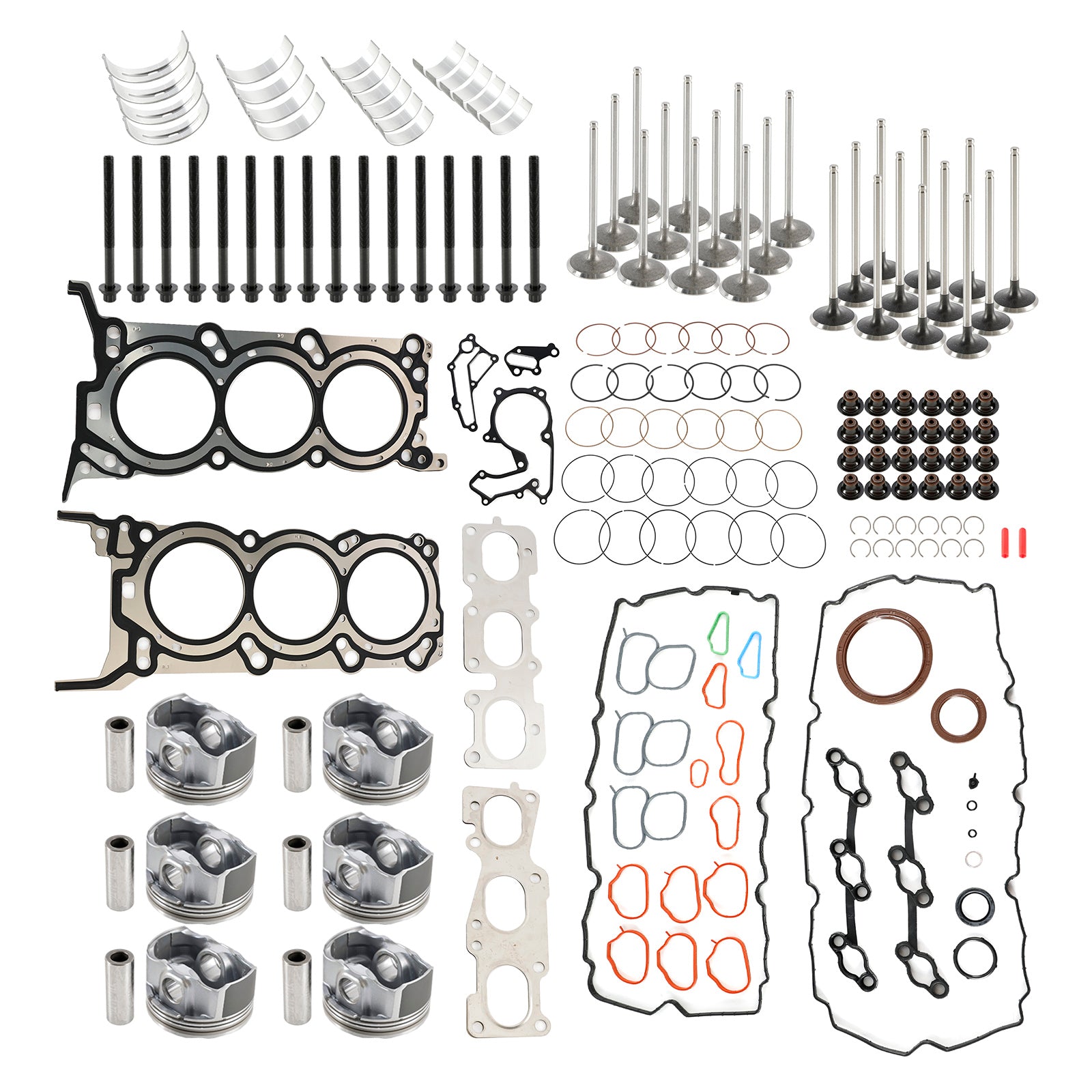 Kit de pistón, sellos y cojinetes para motor Hyundai Kia Sedona 3.3.L G6DH 3.3L 2011-2019 209103CP00