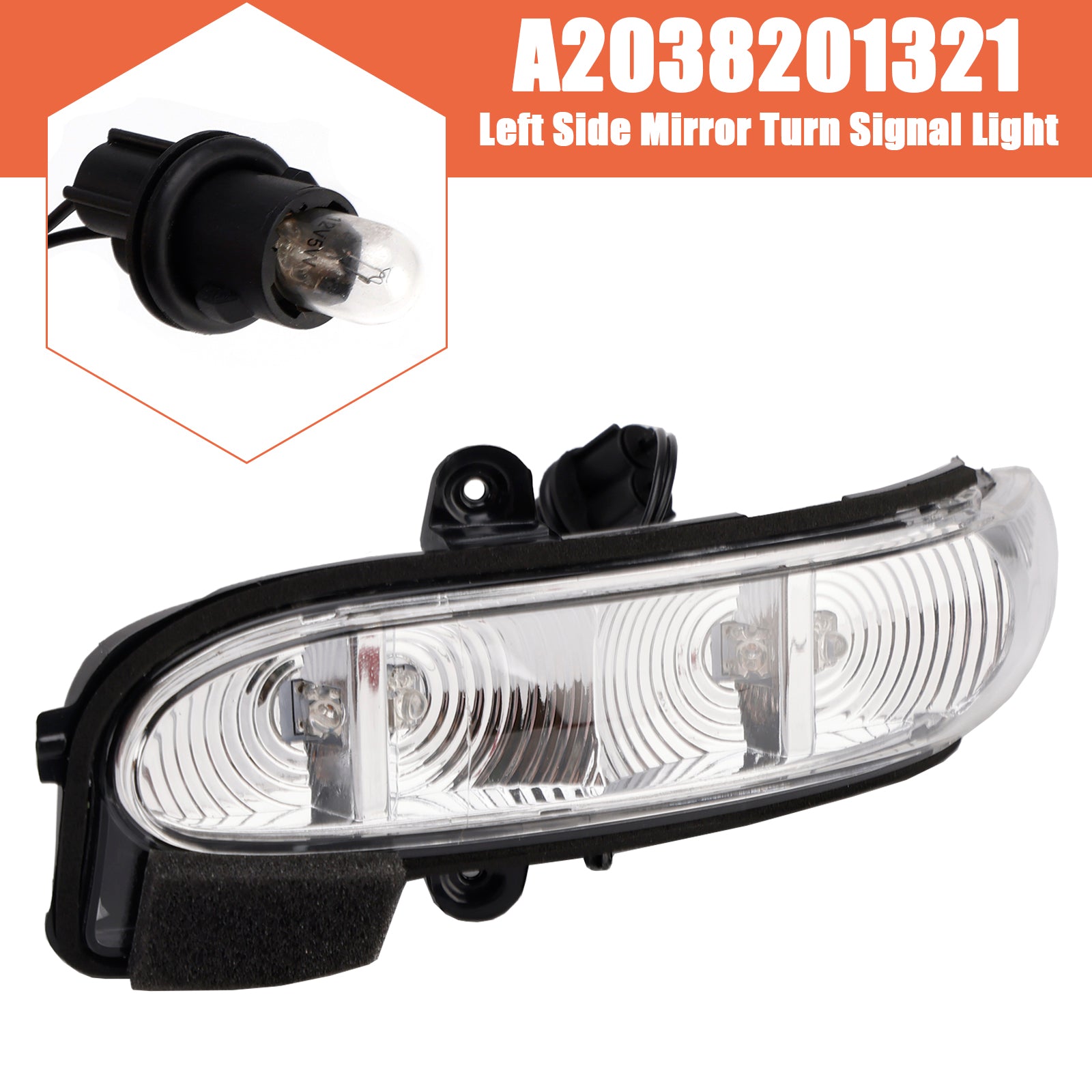 Linker buitenspiegel richtingaanwijzer voor Mercedes-Benz W211 S211 W463 A2038201321