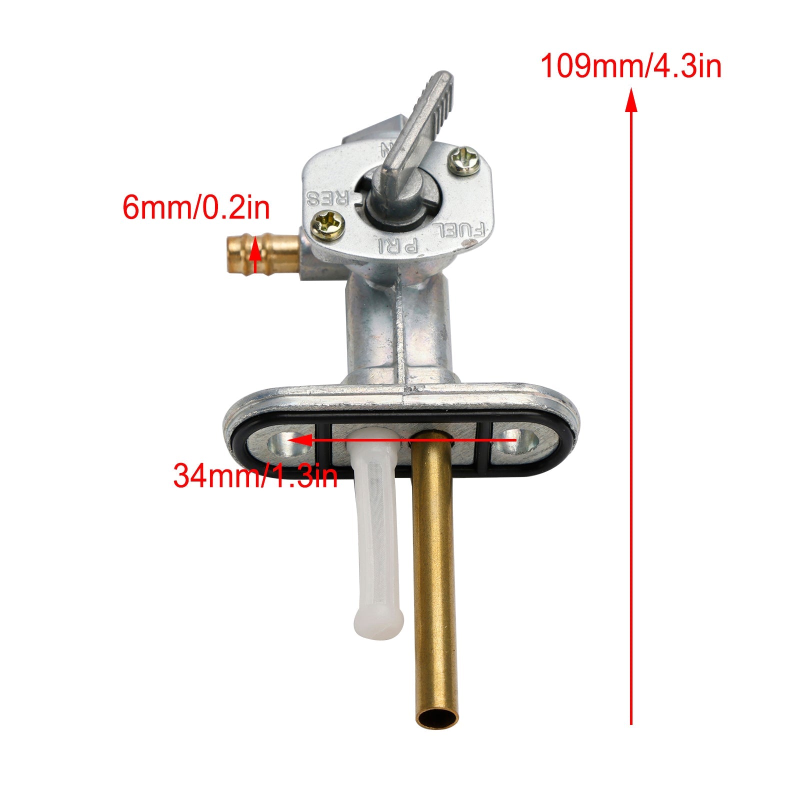 Tanque de combustible Petcock adecuado para SMC ATV Ram R100 Hornet 100 Jumbo 300