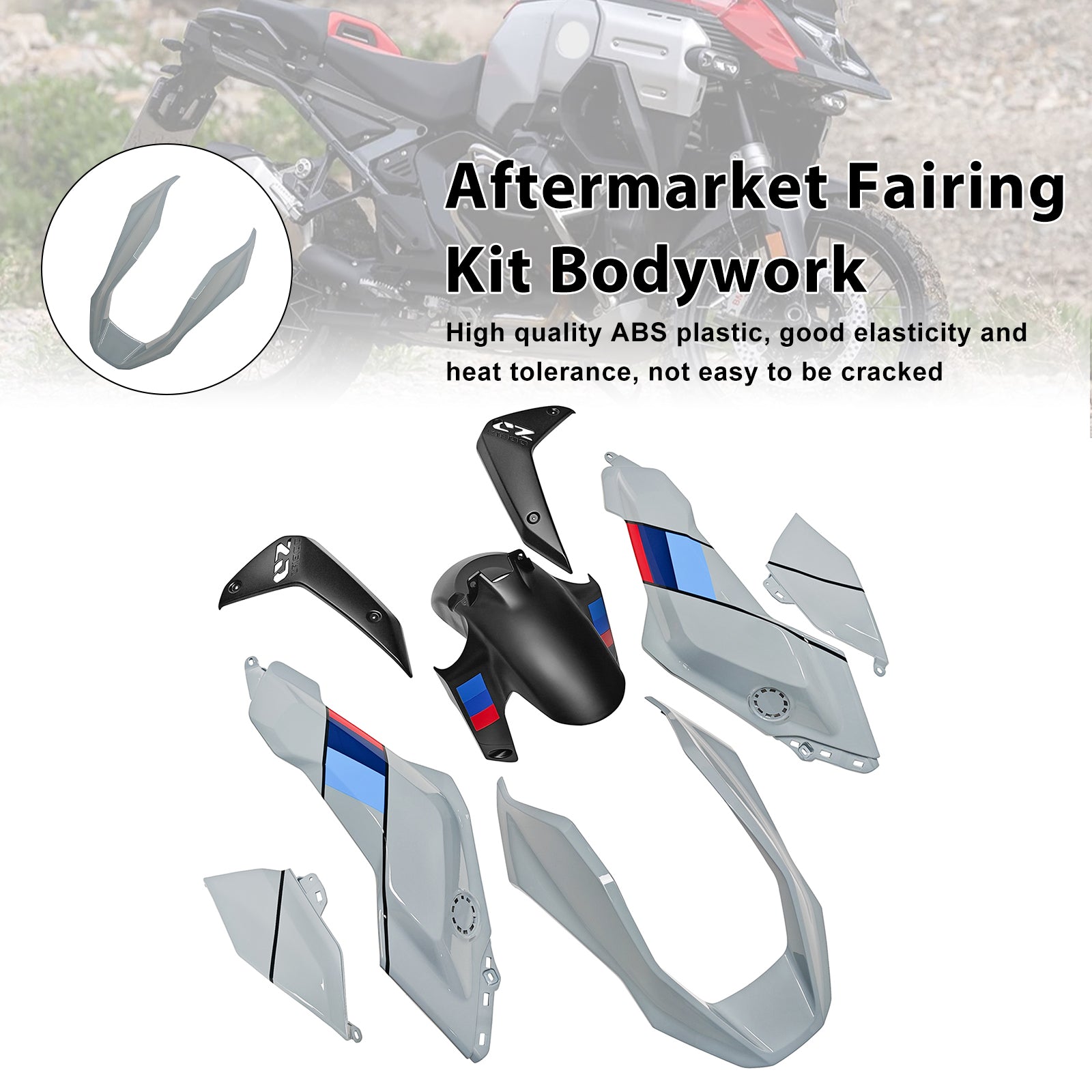 BMW R1300GS 2024-2025 11# injektoitu ABS-muovinen koripakkaus 11##