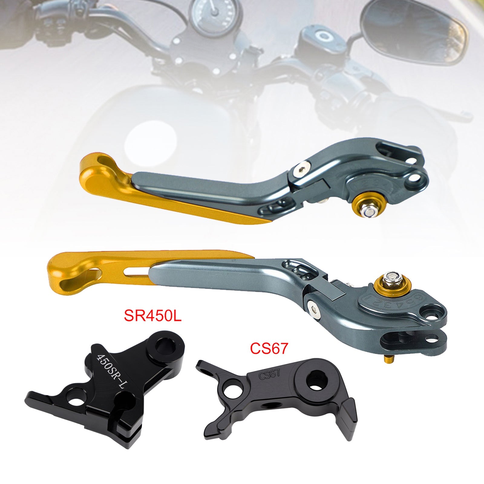Levier de frein et d'embrayage réglable compatible avec VOGE DS900X 900DSX 2024-2026